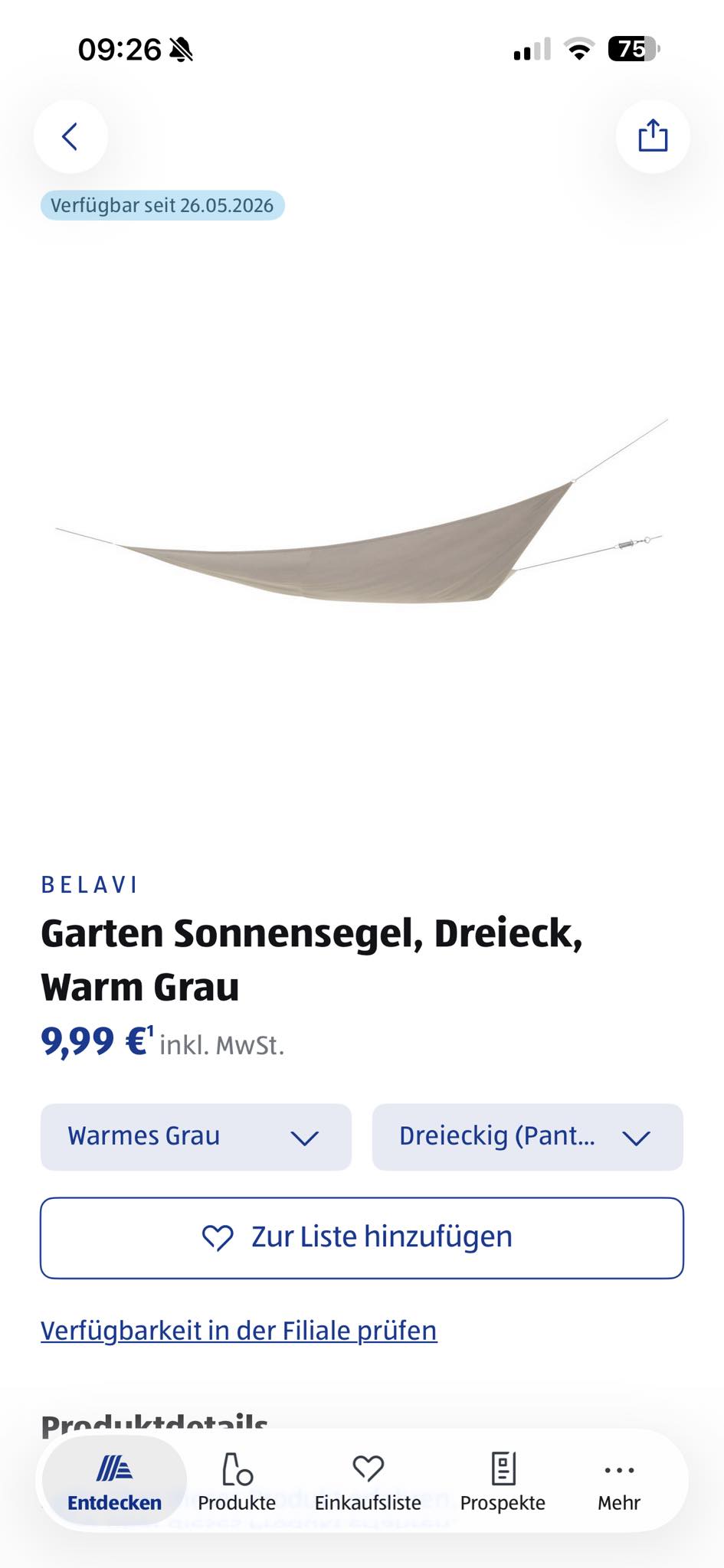 kassettenmarkise t122 Mendler product-not-on-sale Sonnensegel Sonnenschutz 100 x Size:60