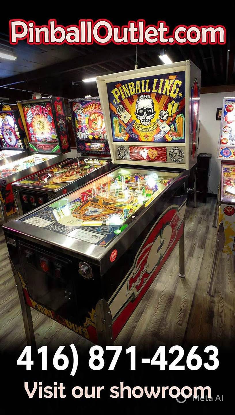 Refurbished Pinball Machines for sale. Door to door delivery available ...
