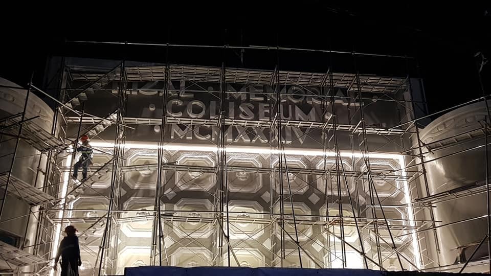 Rizal Memorial Coliseum’s reliefs... - Arquitectura Manila