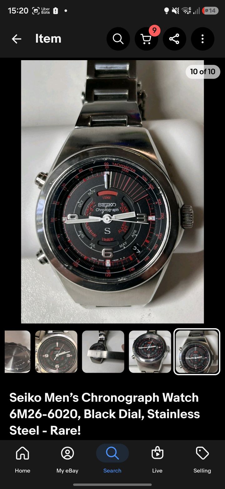 Help with Seiko SUS 'dancing hands' chronograph 6M26-6020