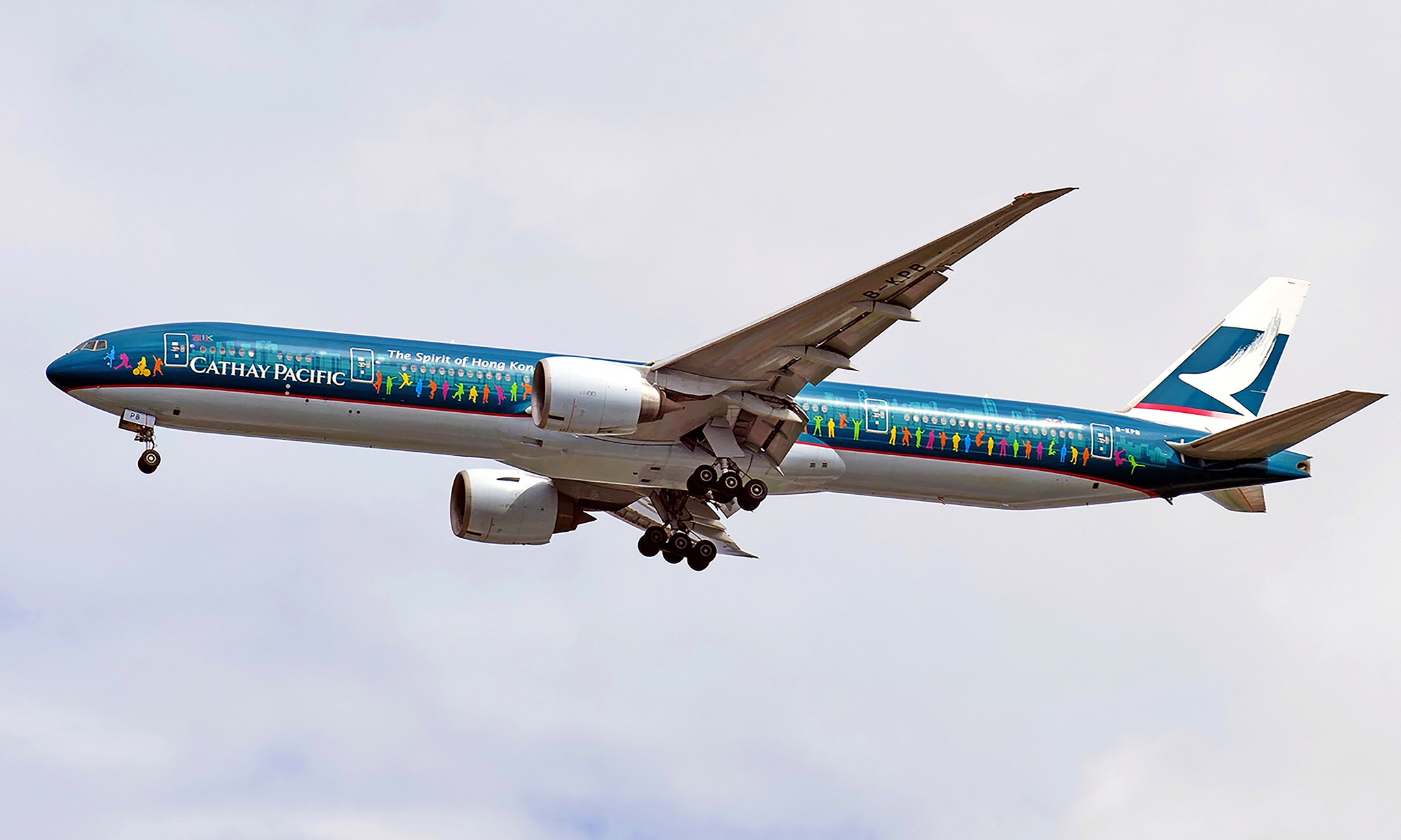 Cathay Pacific Boeing 777-367ER in Spirit of Hong Kong livery