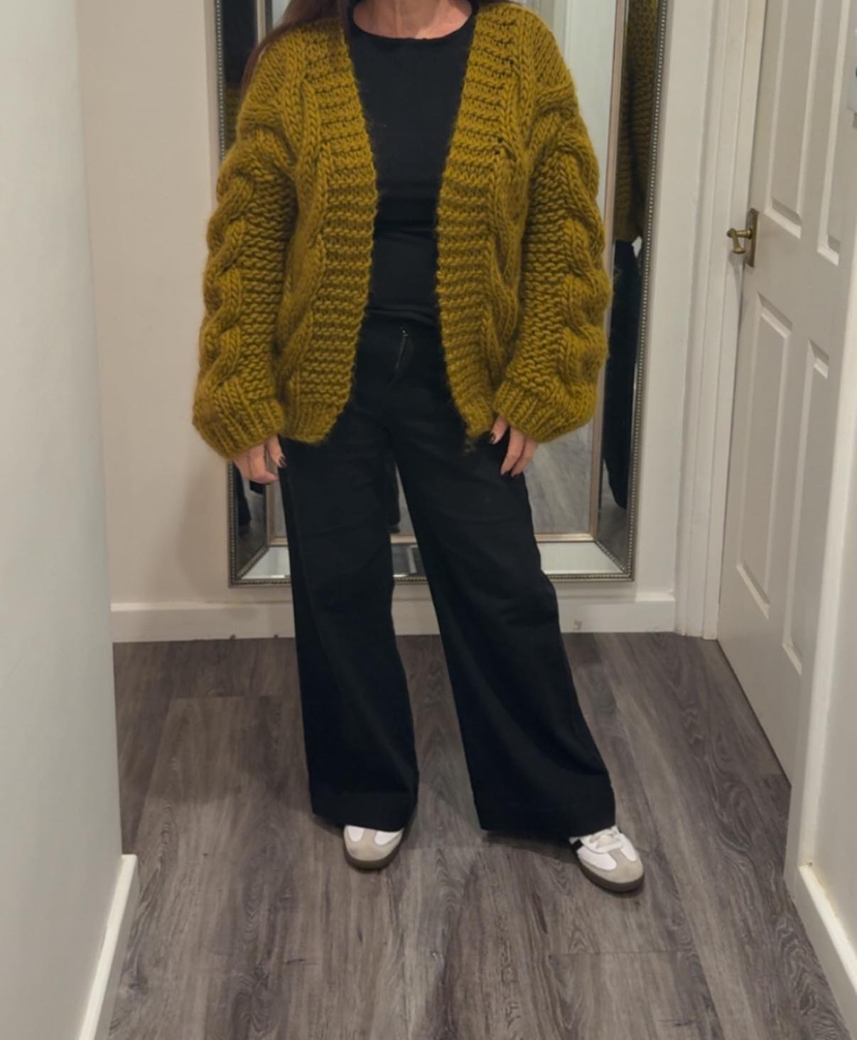 Knitting a cable knit cardigan with Crazy Sexy Wool