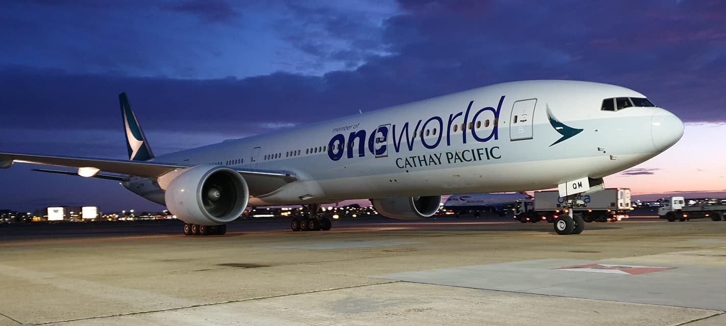 Cathay Pacific (Oneworld Livery) Boeing 777-367(ER) B-KQI London