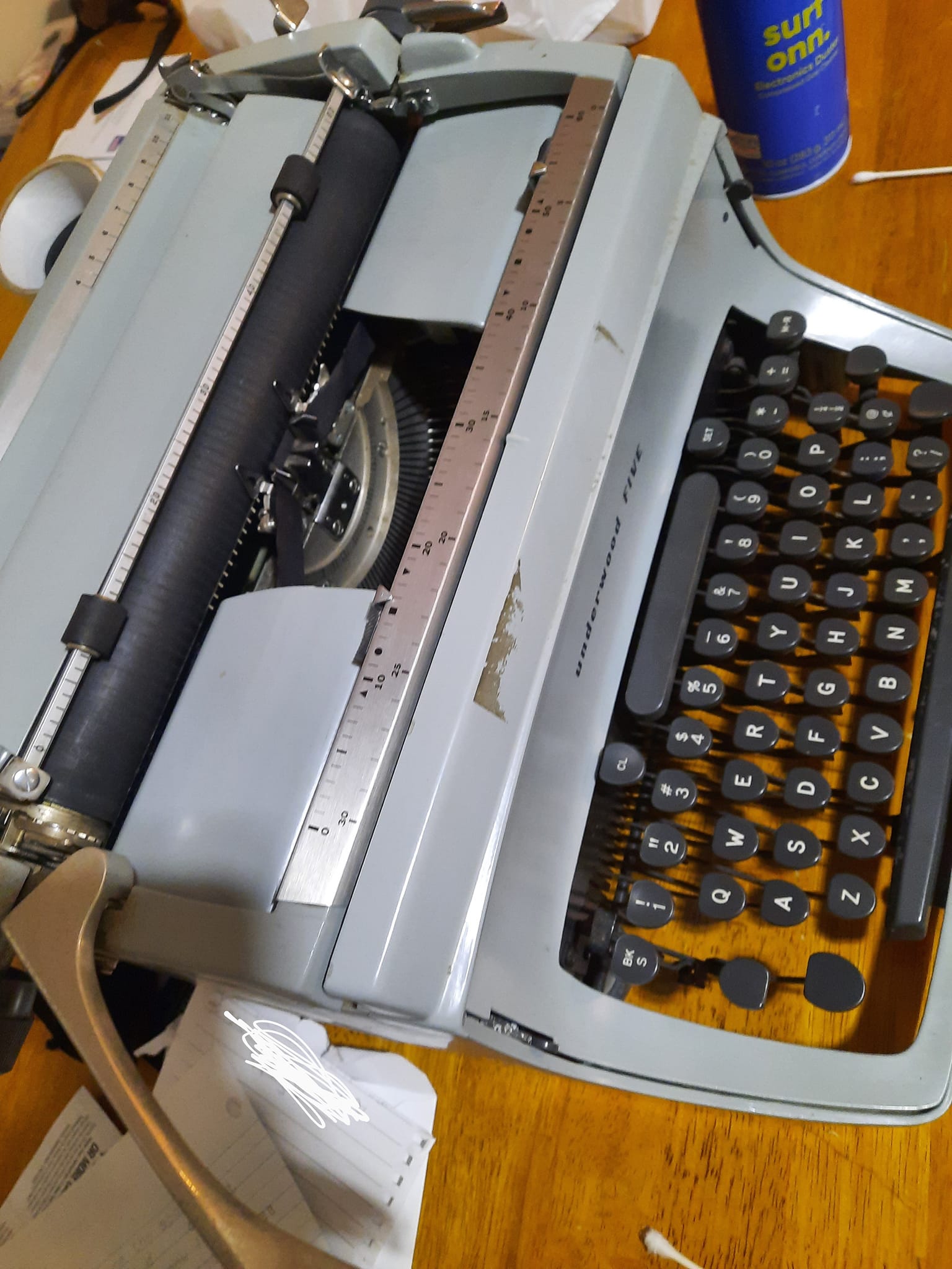 What ribbon works best for Underwood Touch-Master Five typewriter?