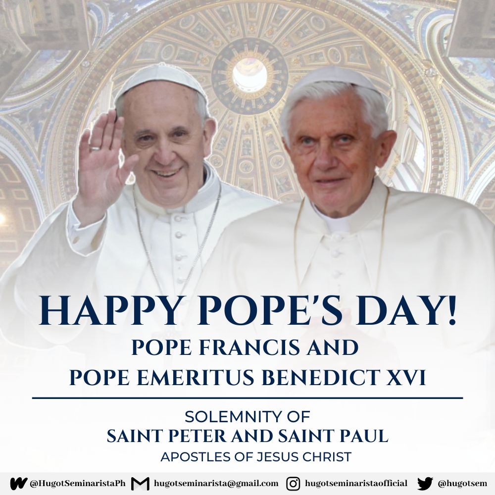 HugotSeminarista - Today is the Solemnity of Saints Peter and Paul, the ...