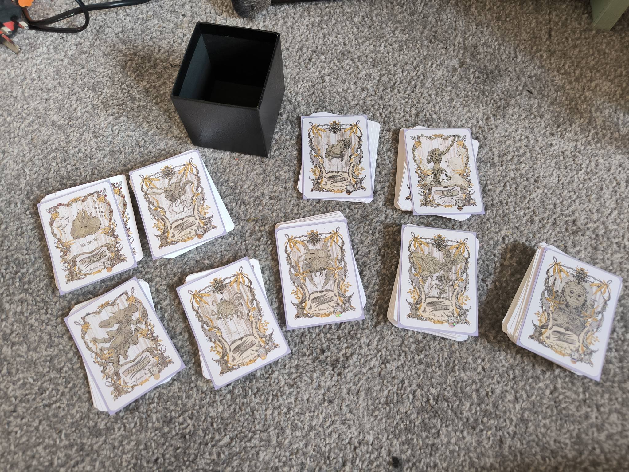 Johannes Voss Kickstarter tokens and signed cards review