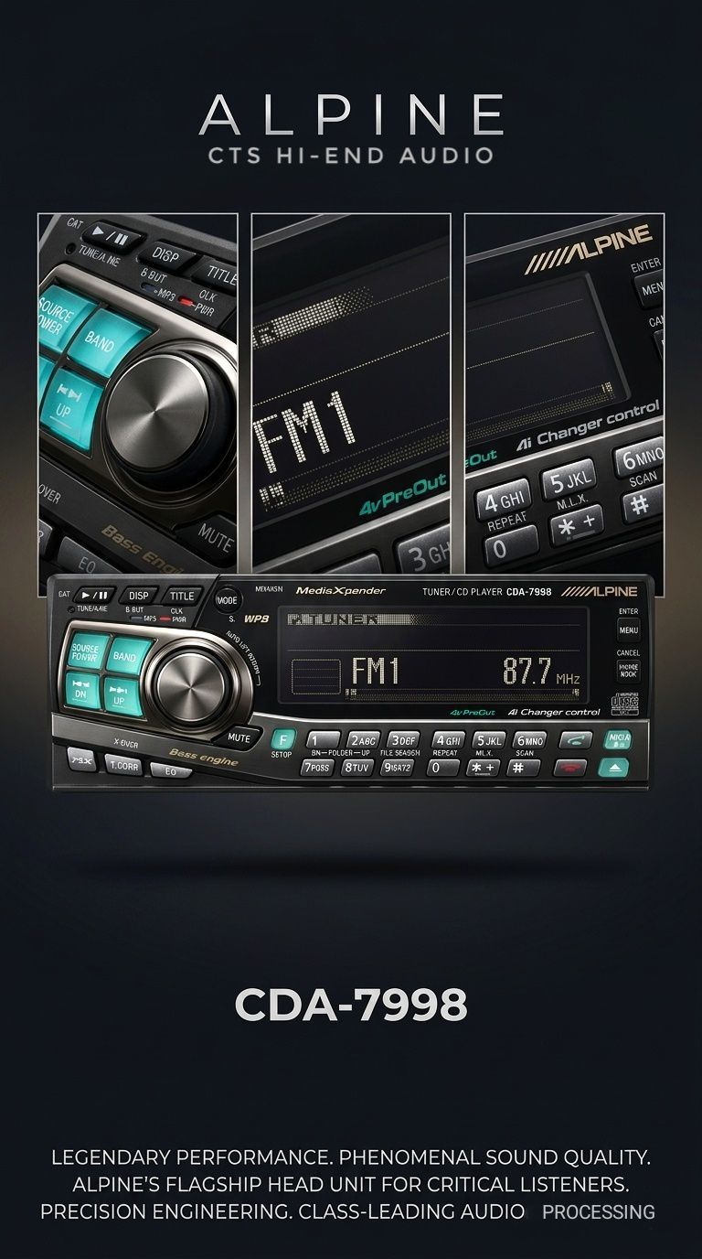 Alpine DVA-9965J, a legendary Japanese hi-end DVD head unit