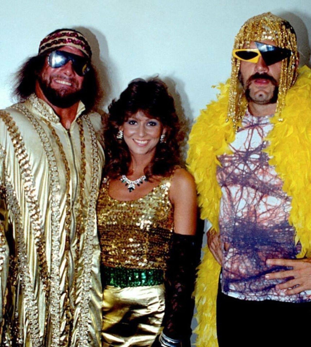 Macho Man, Miss Elizabeth, and Jesse The Body Ventura