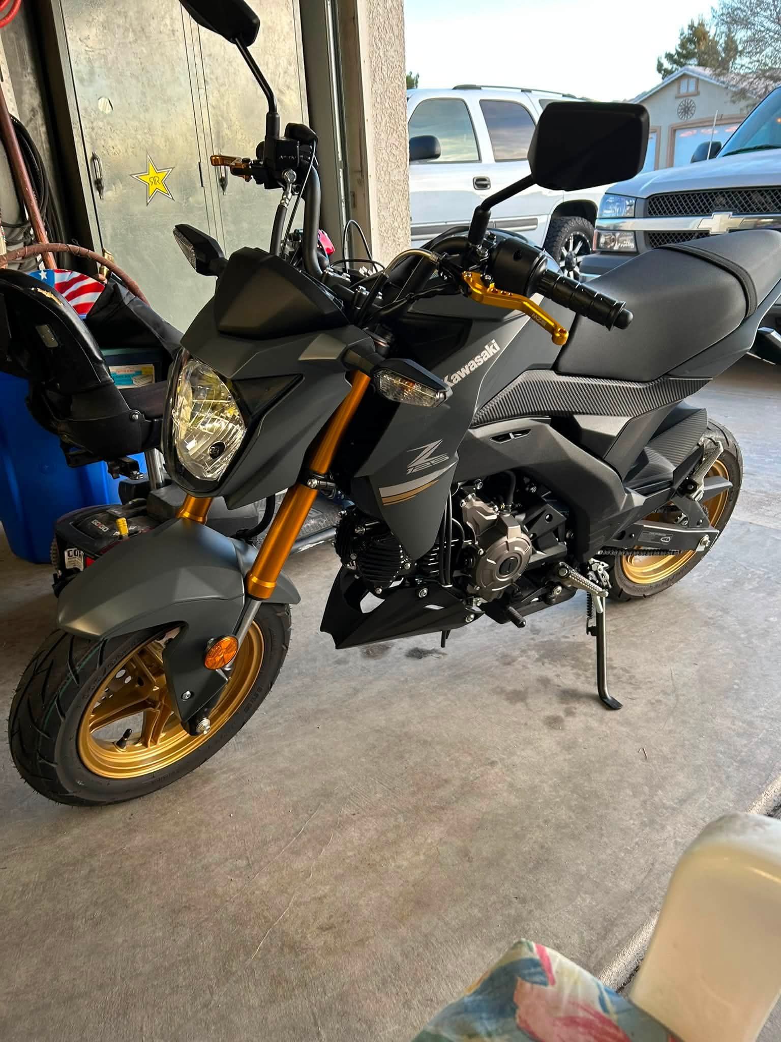 My boyfriend's motorcycle was stolen on the morning of June 8th