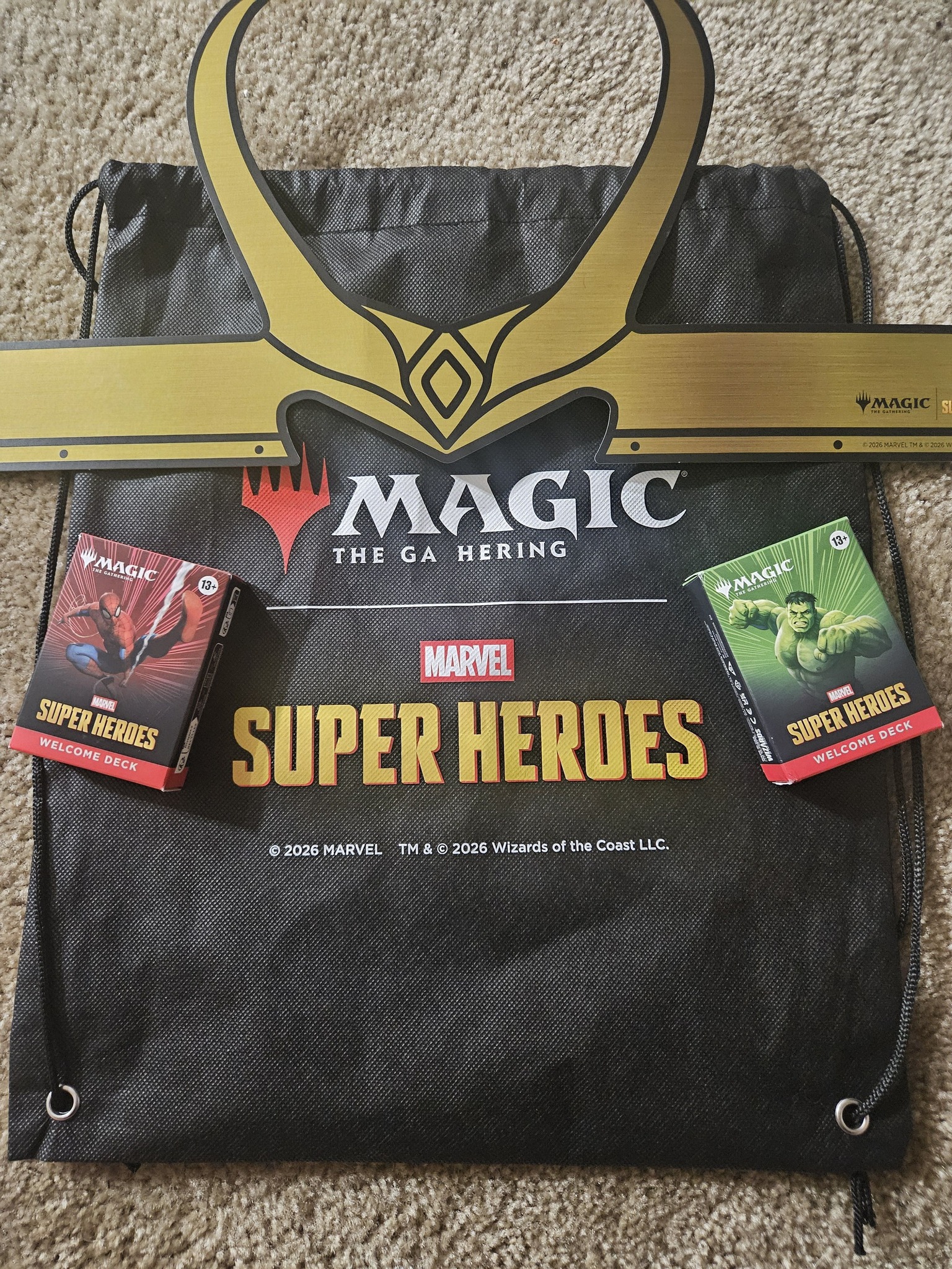 Family brings Magic: the Gathering Marvel Super Heroes welcome decks