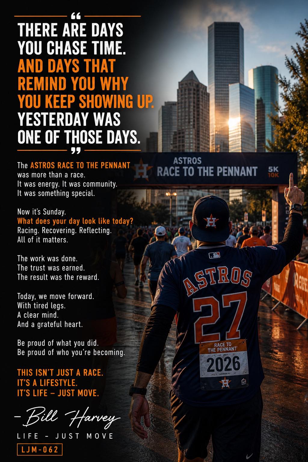 Astros race to the pennant stadium 10k experience