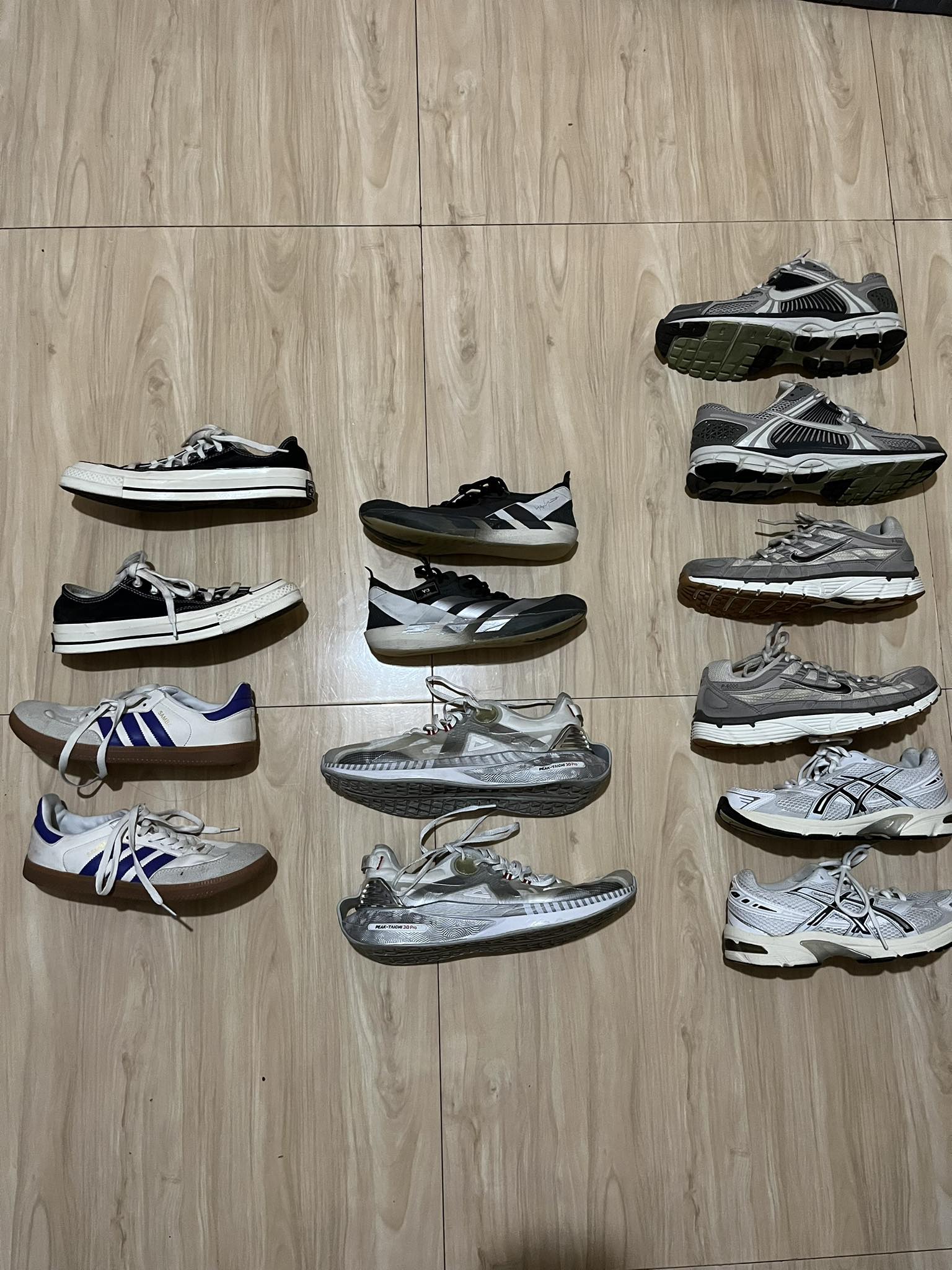 New balance #18 Puma #19.5 Adidas predator #19 Rebook #21 Adidas
