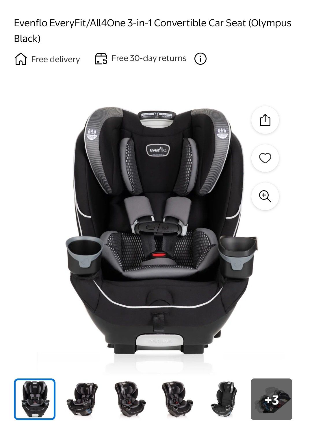 evenflo evolve platinum 3-in-1 Combination Booster Seat, Dreamer Car Seat Best Pram The Evenflo Gold Revolve360 Tubeless Size:12-Pack