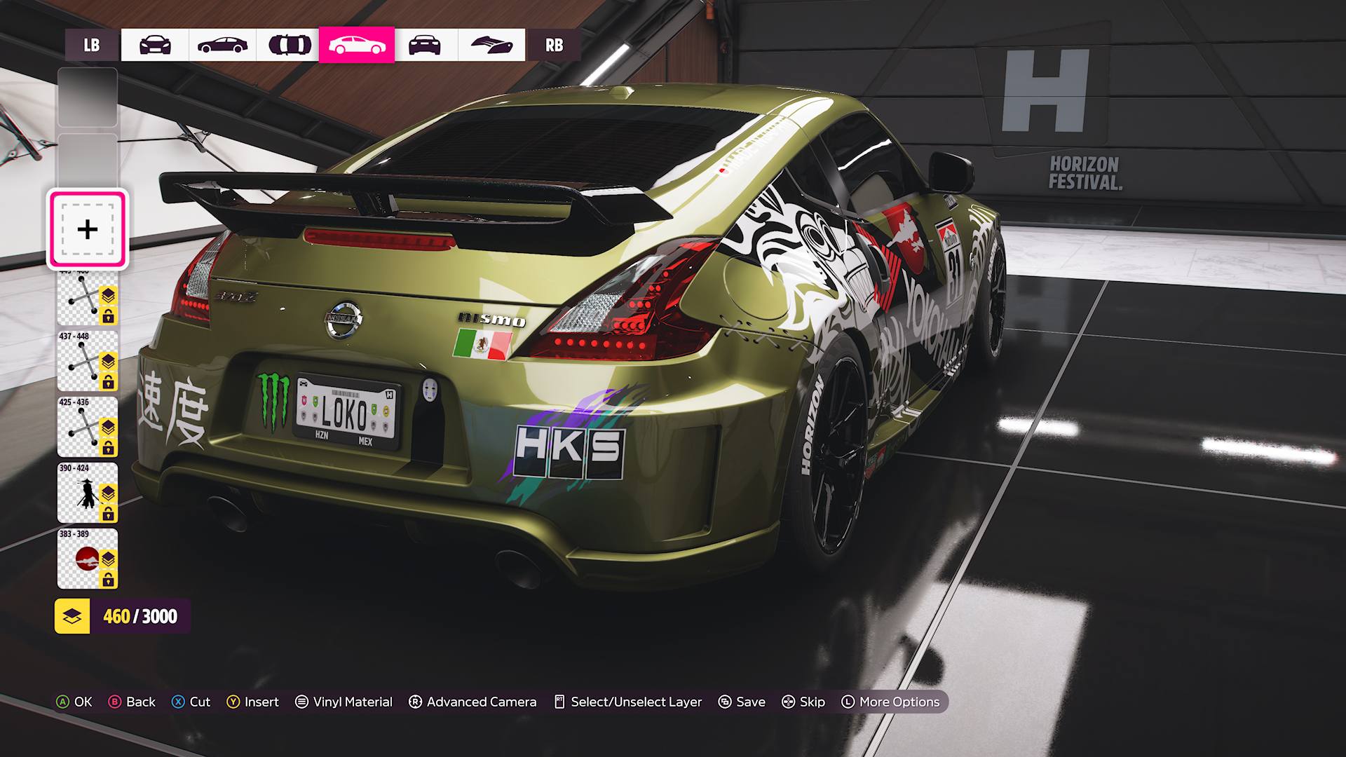 370z design combining Japanese and Mexican culture