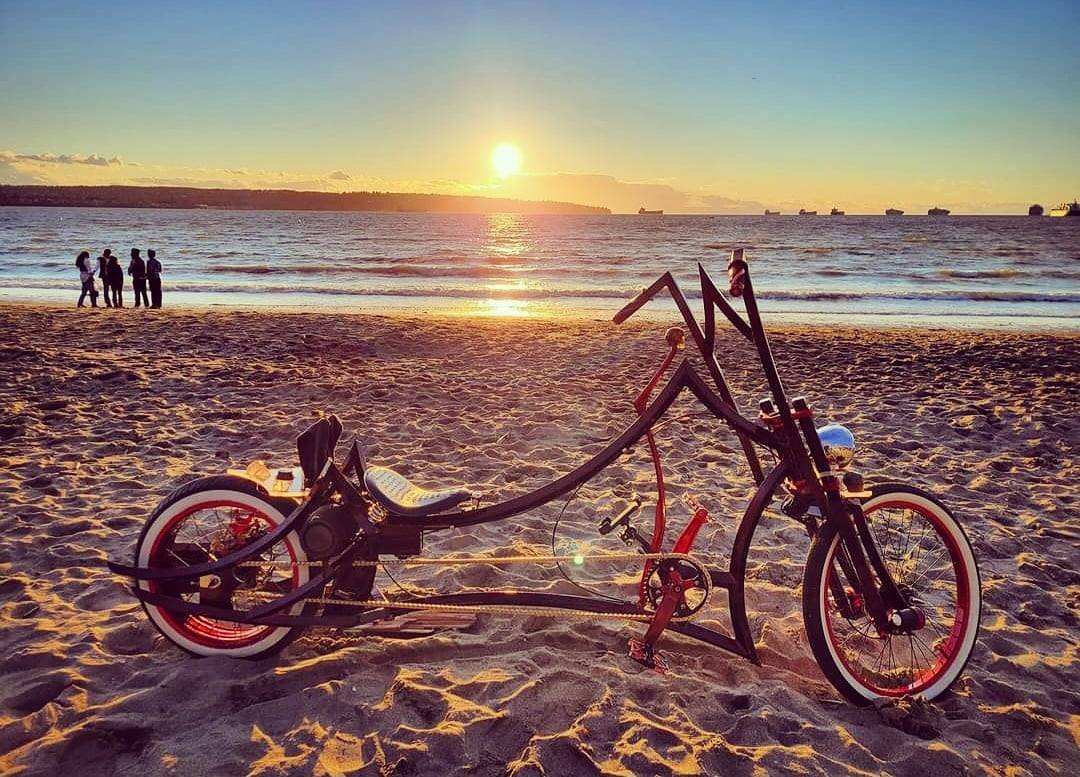 lowrider chopper bicycle Tracer Master 2.0 GS 20" Chrome Coaster Cruiser Bike Classic Style while the Cr My rides. Lowrider chopper style.
