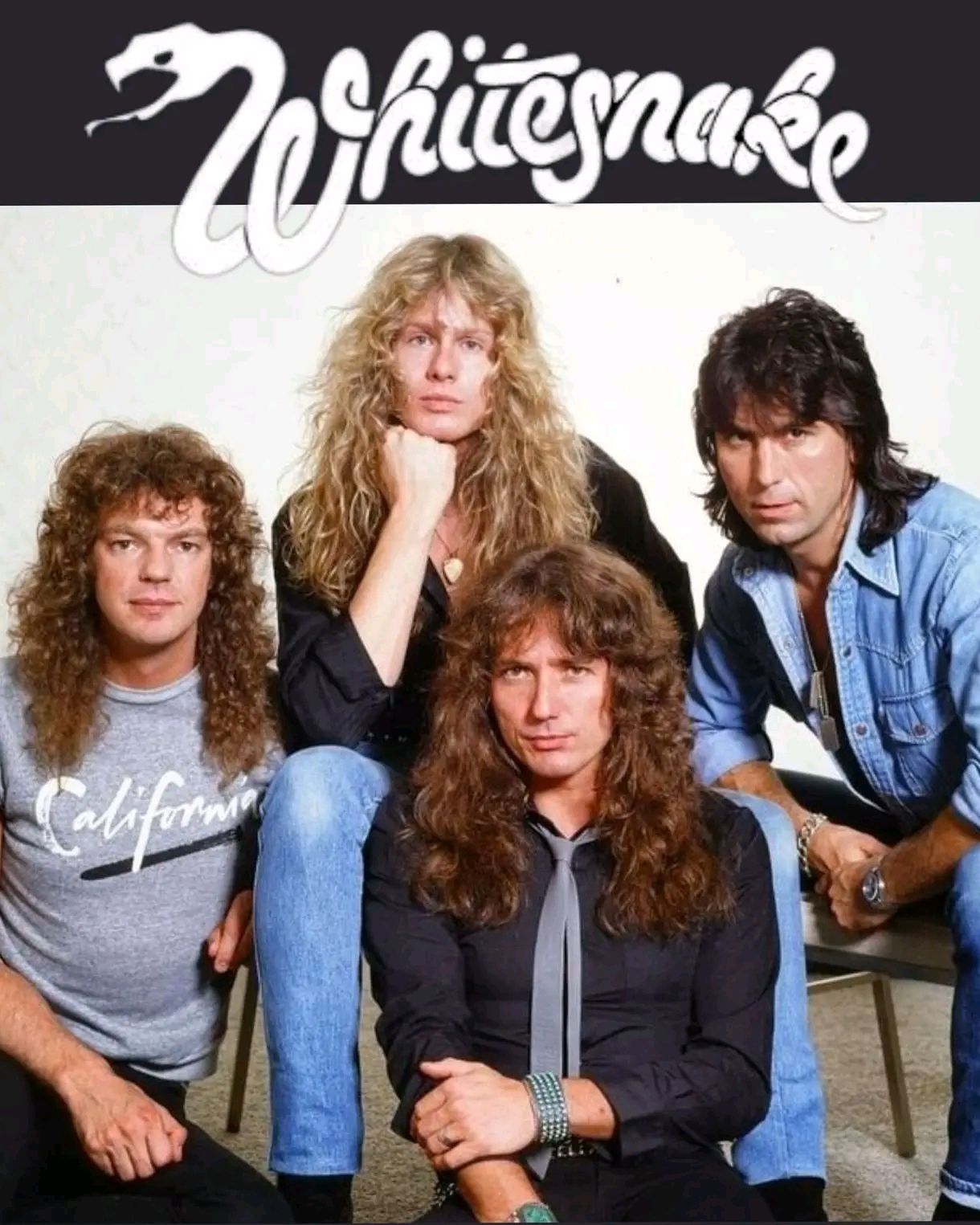 WHITESNAKE (1984) (L-R) Neil Murray, John Sykes, David Coverdale