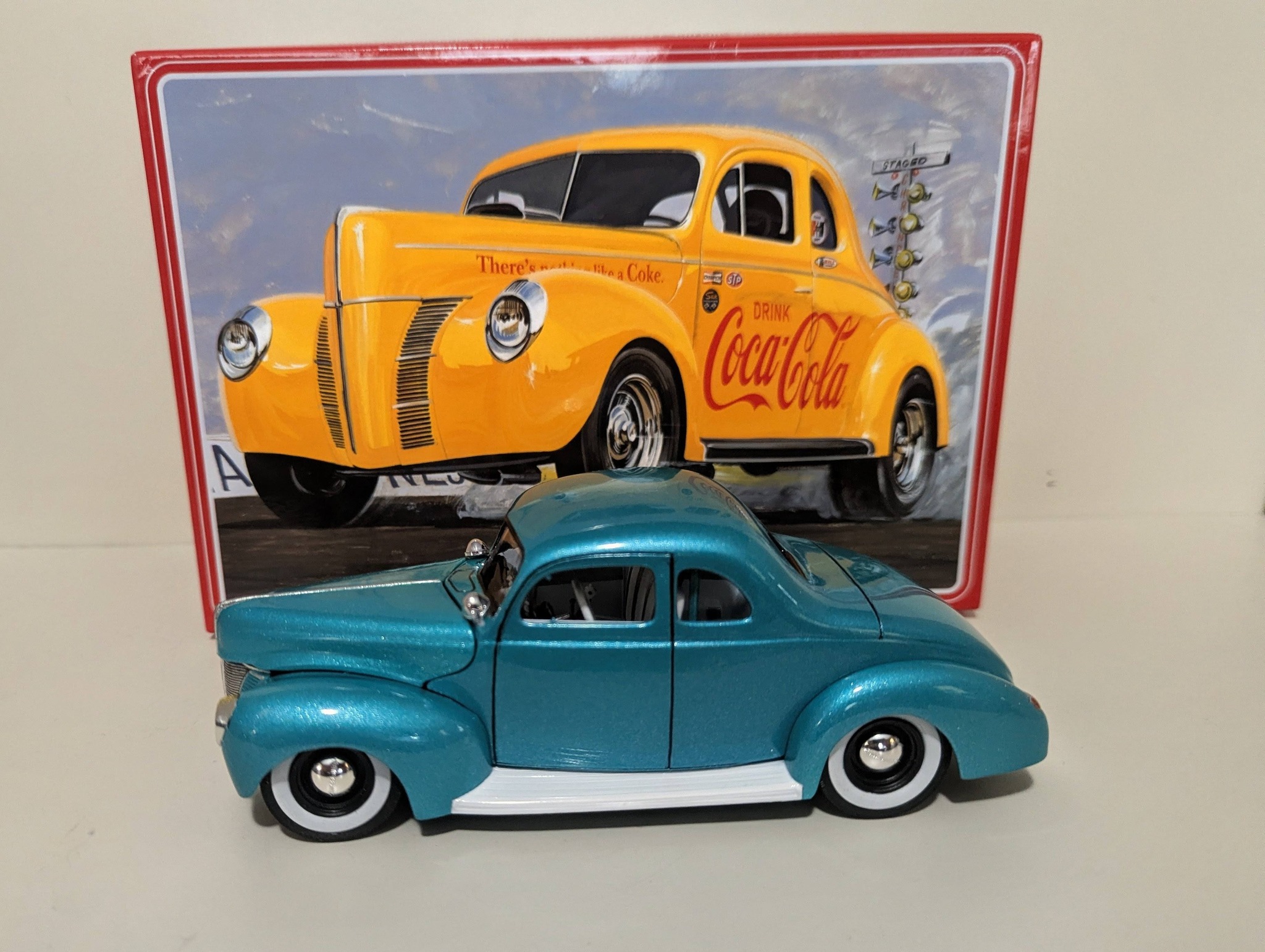 AMT 1940 Ford coupe model car build