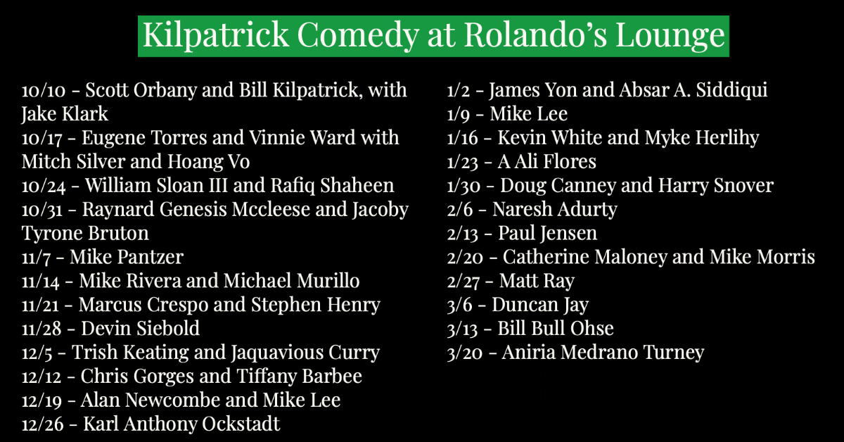 Bill Kilpatrick Comedy