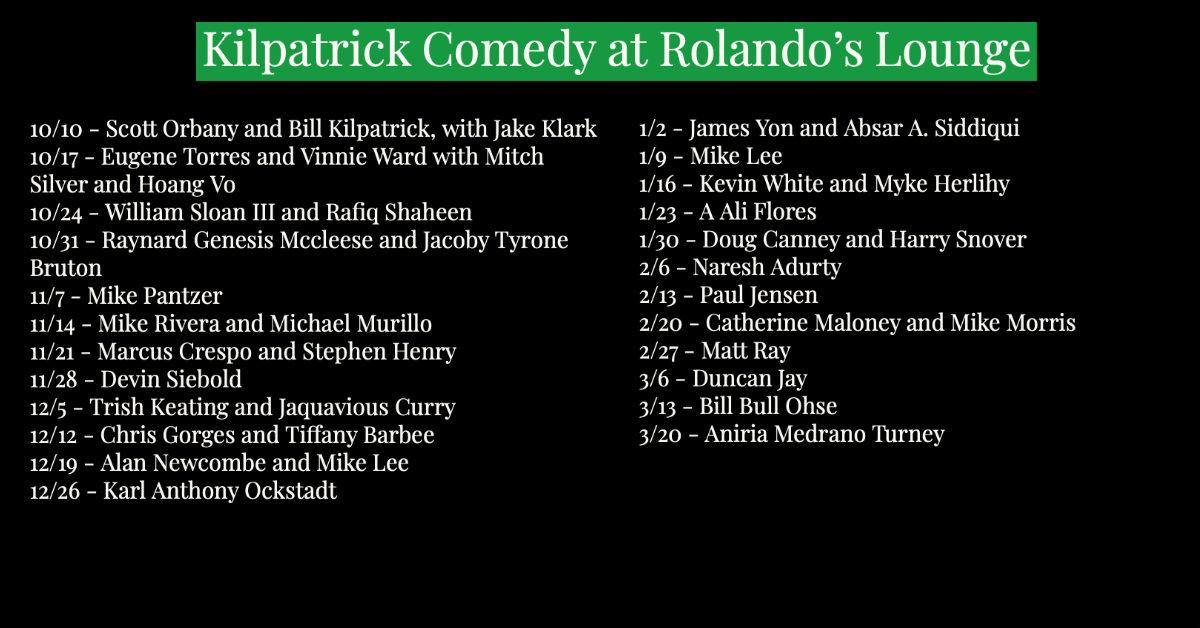 Bill Kilpatrick Comedy