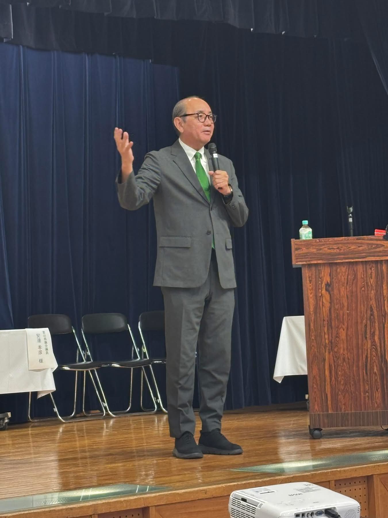 田中みきお後援会・なんと結の会総会 私の後援会と資金管理団体の総会