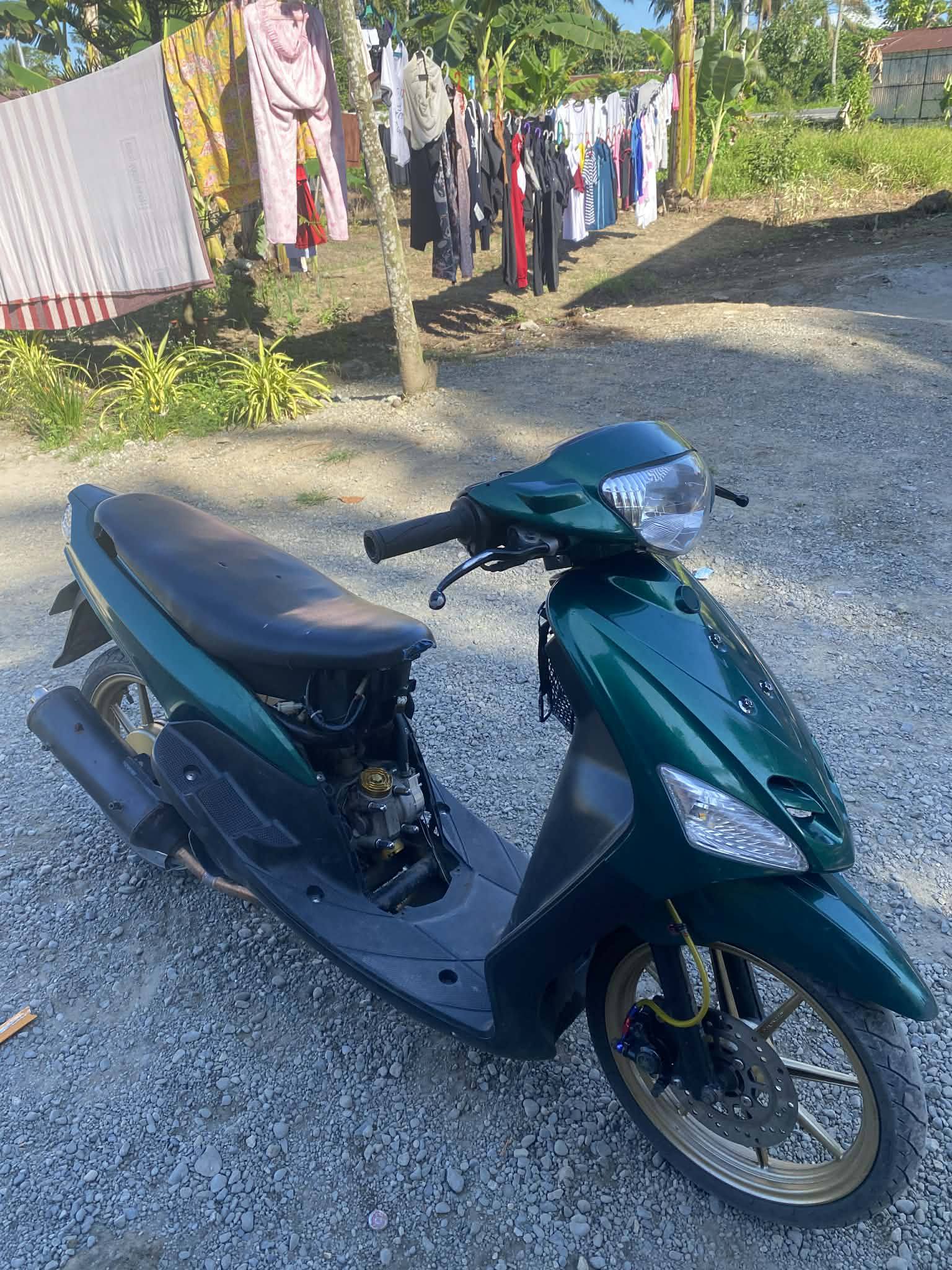 Mio Sporty custom bike with 59BV engine and accessories