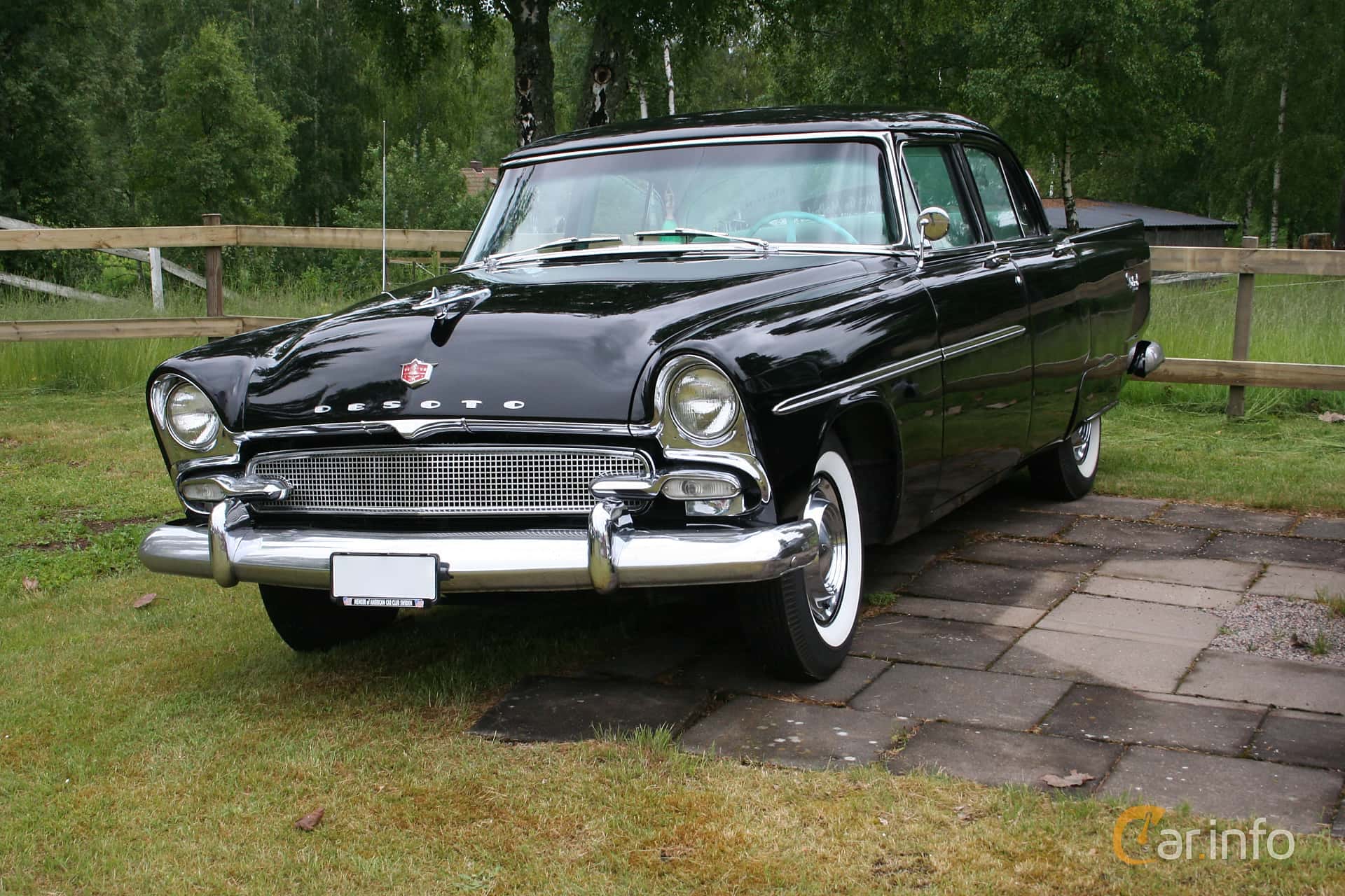 1956 DeSoto Diplomat with yellow plates