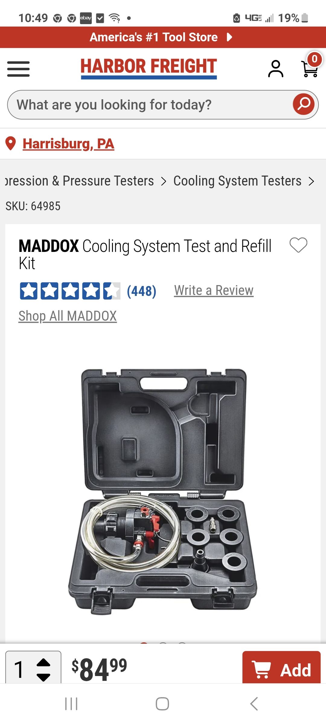 Has anyone used Maddox Cooling System Test and Refill Kit for