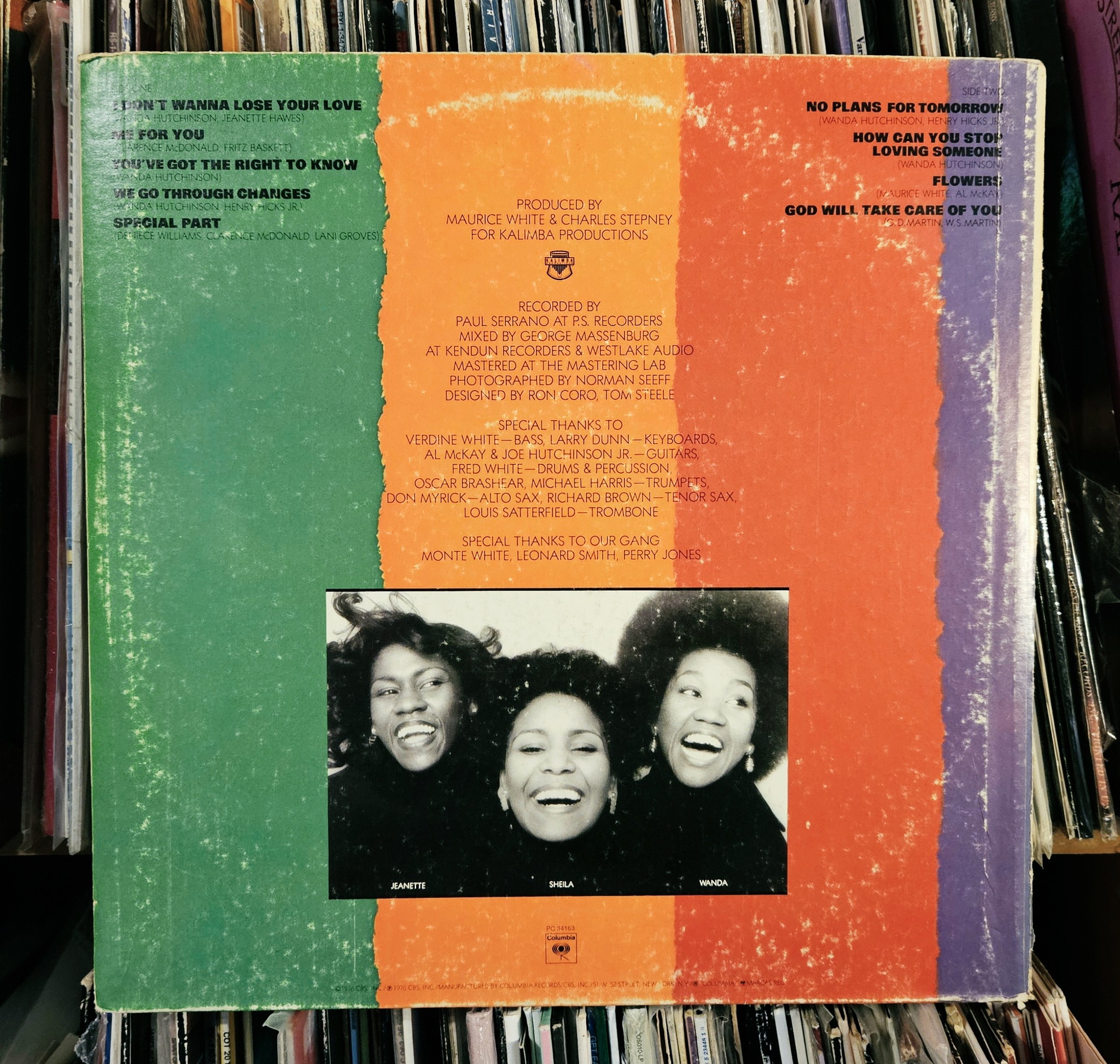 THE EMOTIONSFLOWERReleased in 1976, on Columbia. A soaring