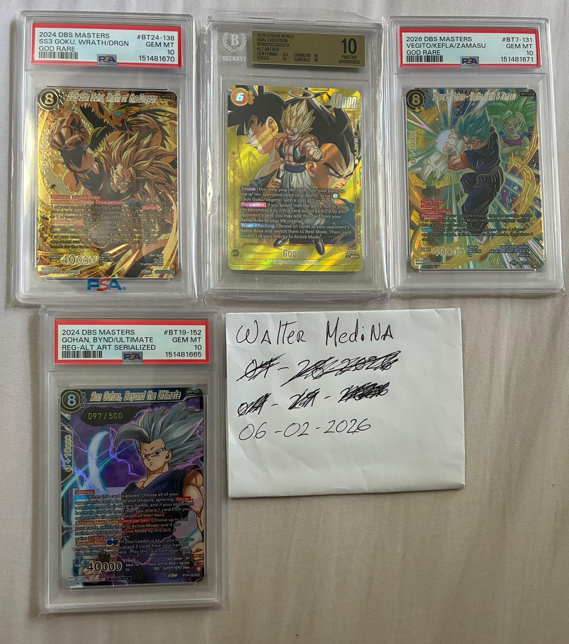 SS3 Son Goku, Wrath of the Dragon GDR BT24-138 God Rare Dragon