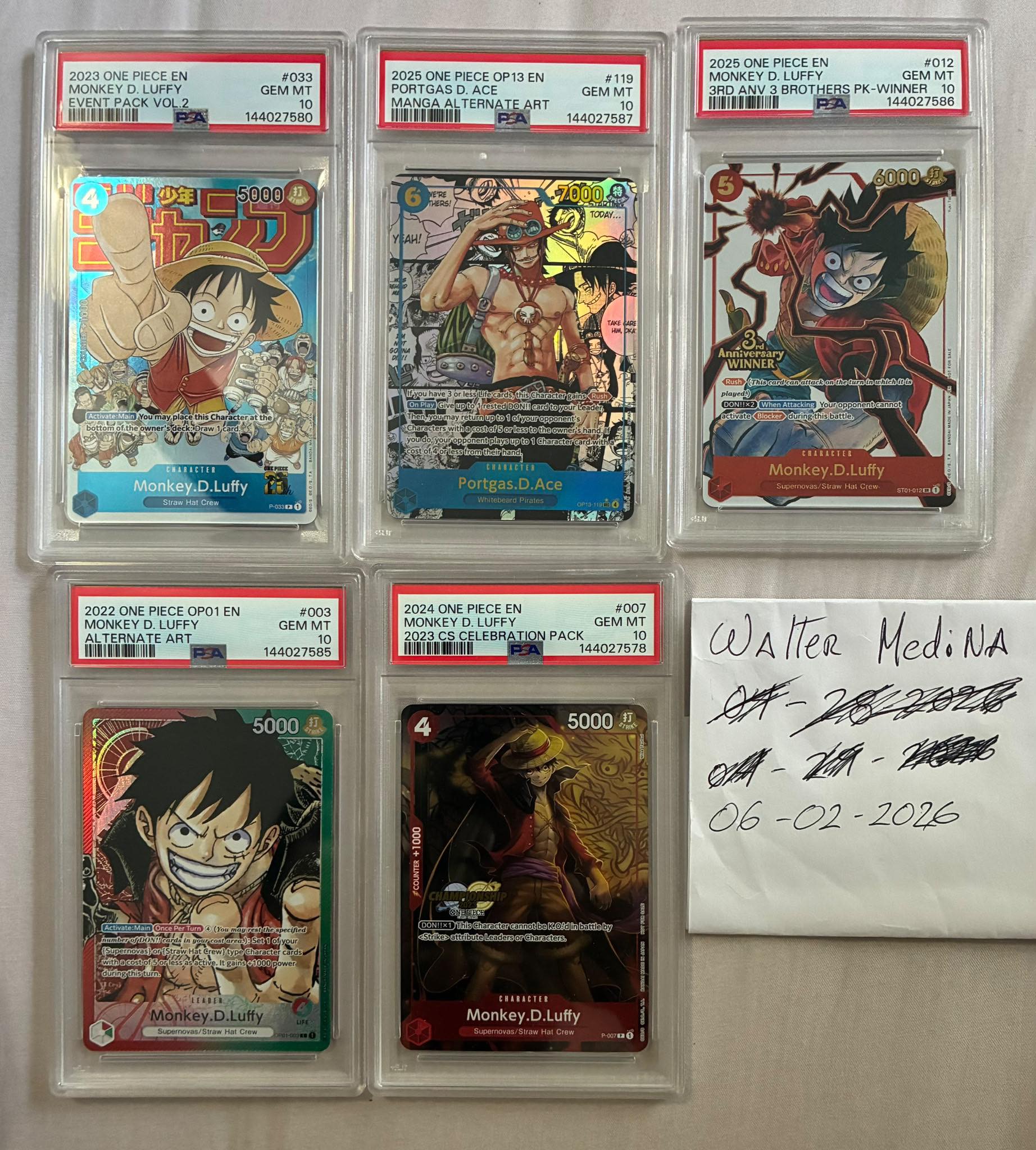 Monkey.D.Luffy Nika PA-L OP09-061 PSA10‼️