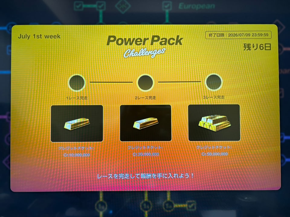 Gran Turismo 7 weekly power pack challenges and prize money