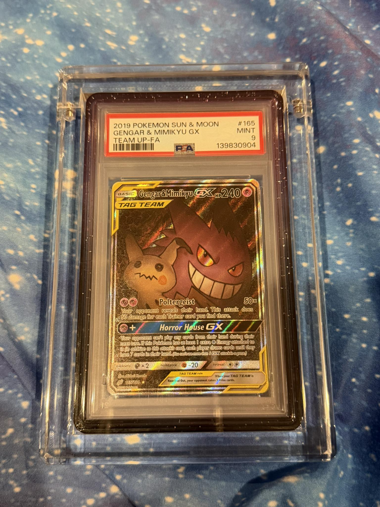 gengar and mimikyu pokemon card - Sun & Moon - Team Up - & Mimikyu-GX (Full Art) [Tag Team] When your TAG TEAM is Knocked Out Gengar & Mimikyu GX 2018