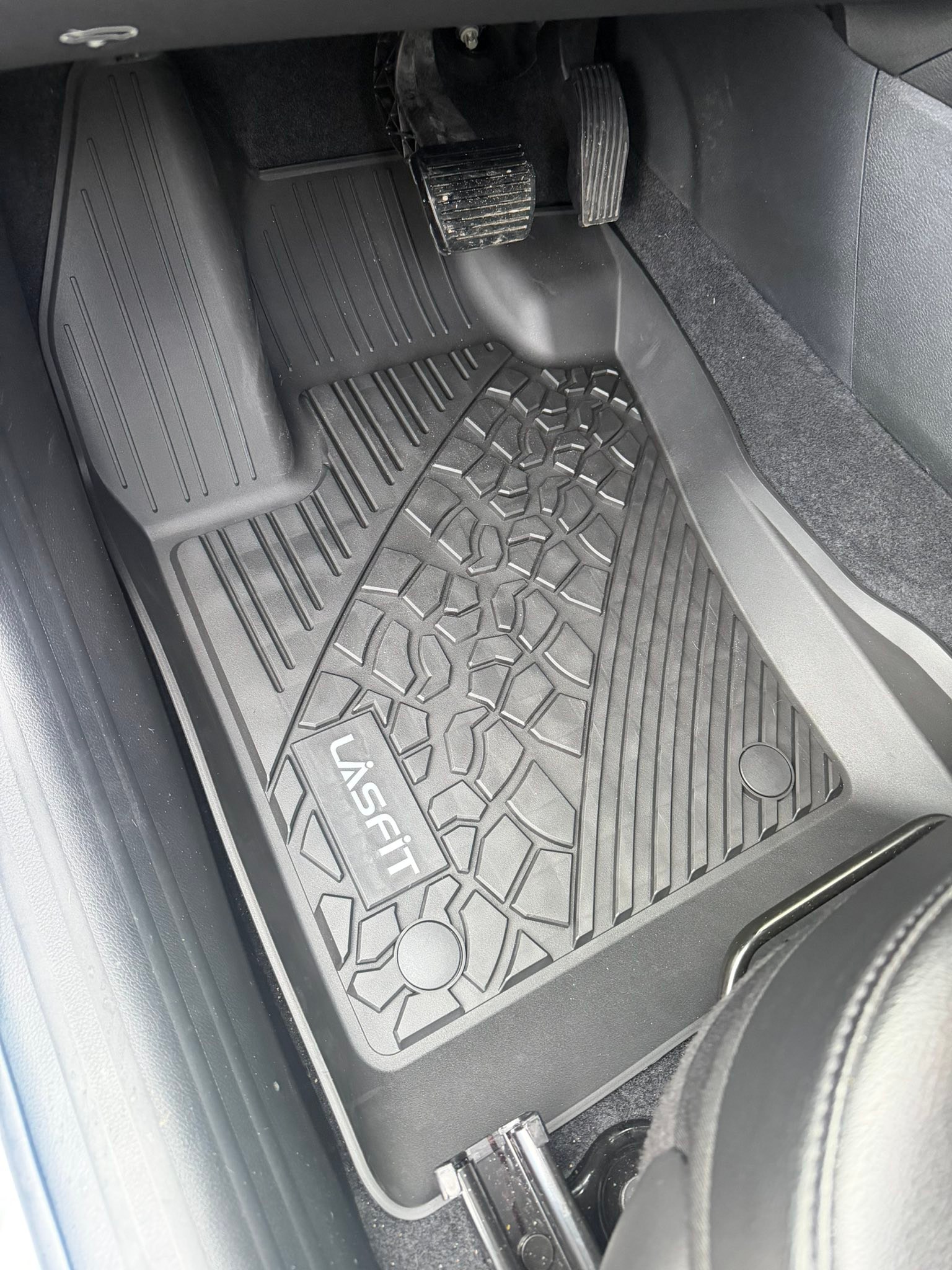 3W Custom TPE Floor Mats For Jeep Compass 2017-2024 | All Weather 3-Piece Set