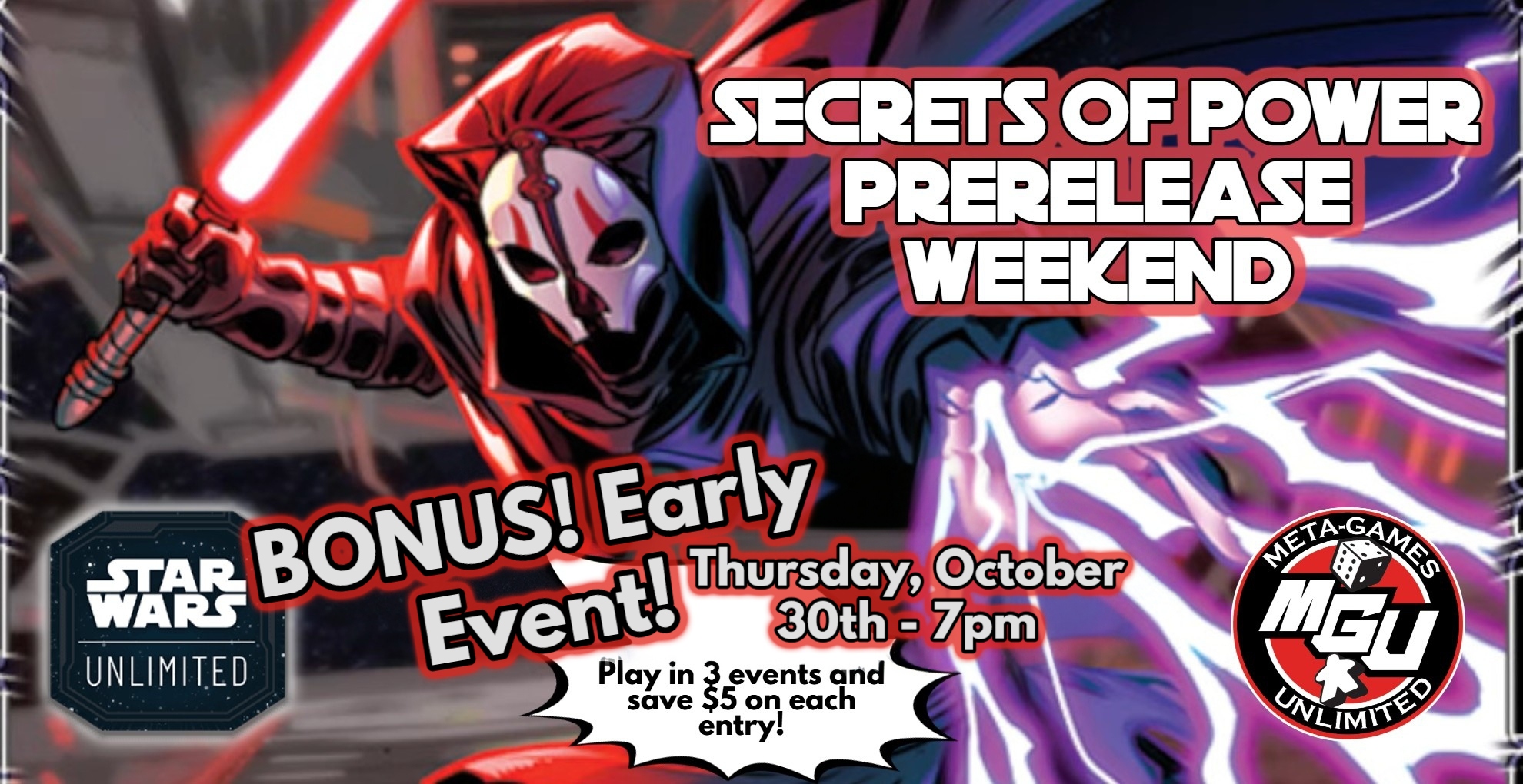 Star Wars Unlimited Secrets of Power BONUS Prerelease