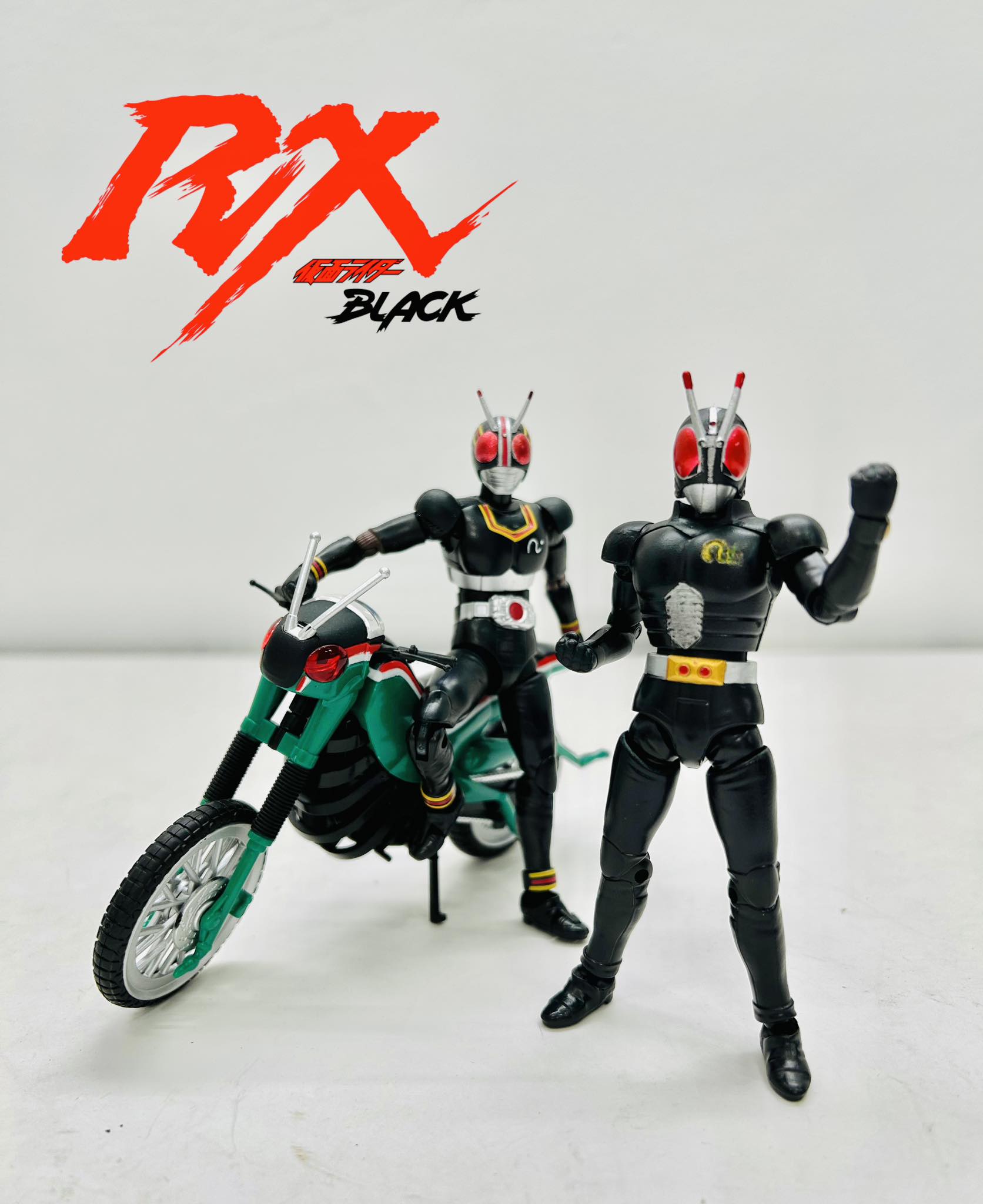 Kamen Rider Black / RX #Flex #SHODO RA 南文 TR BLACK