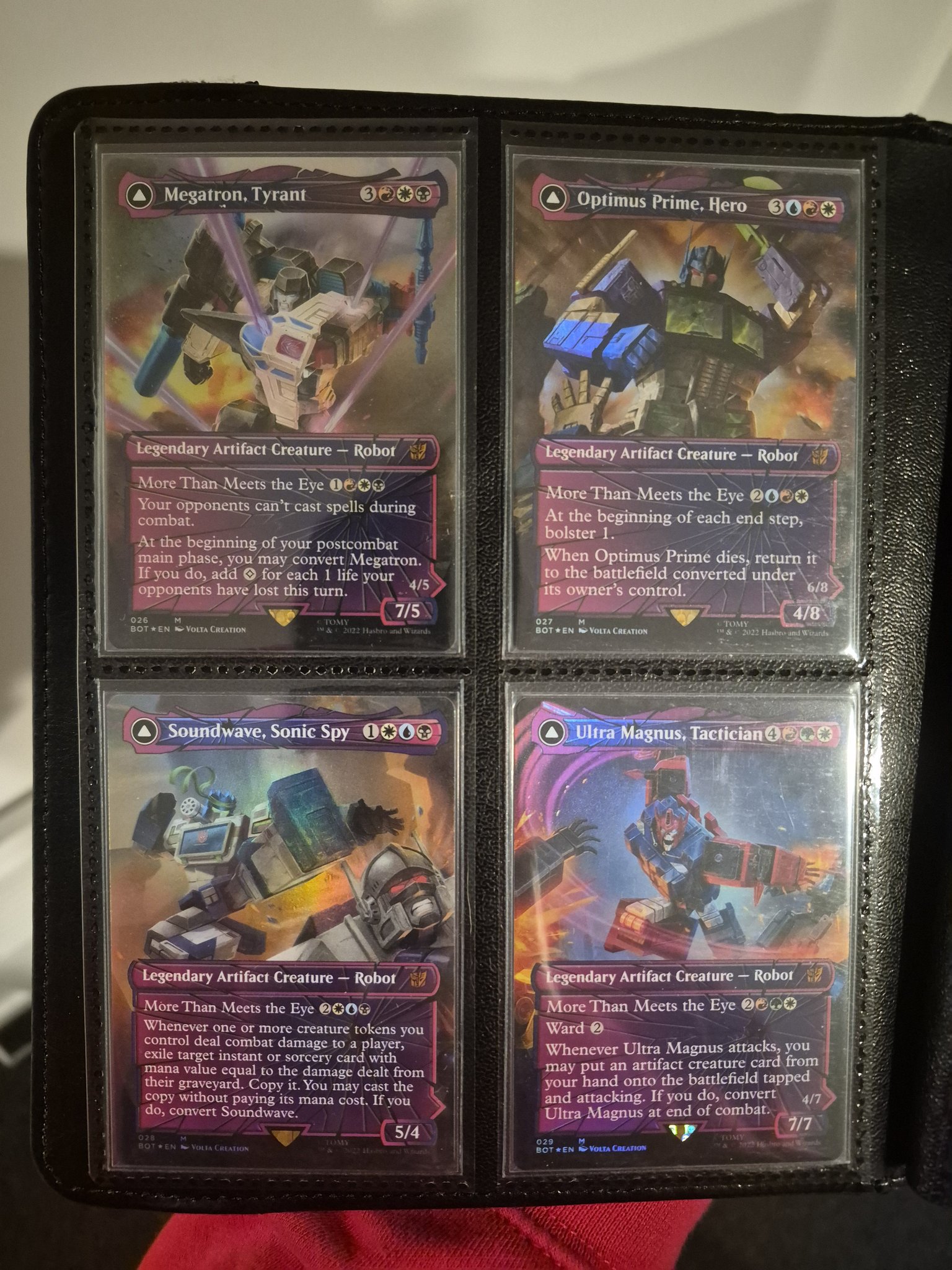 Magic: The Gathering bundle special first pull Optimus Prime hero foil