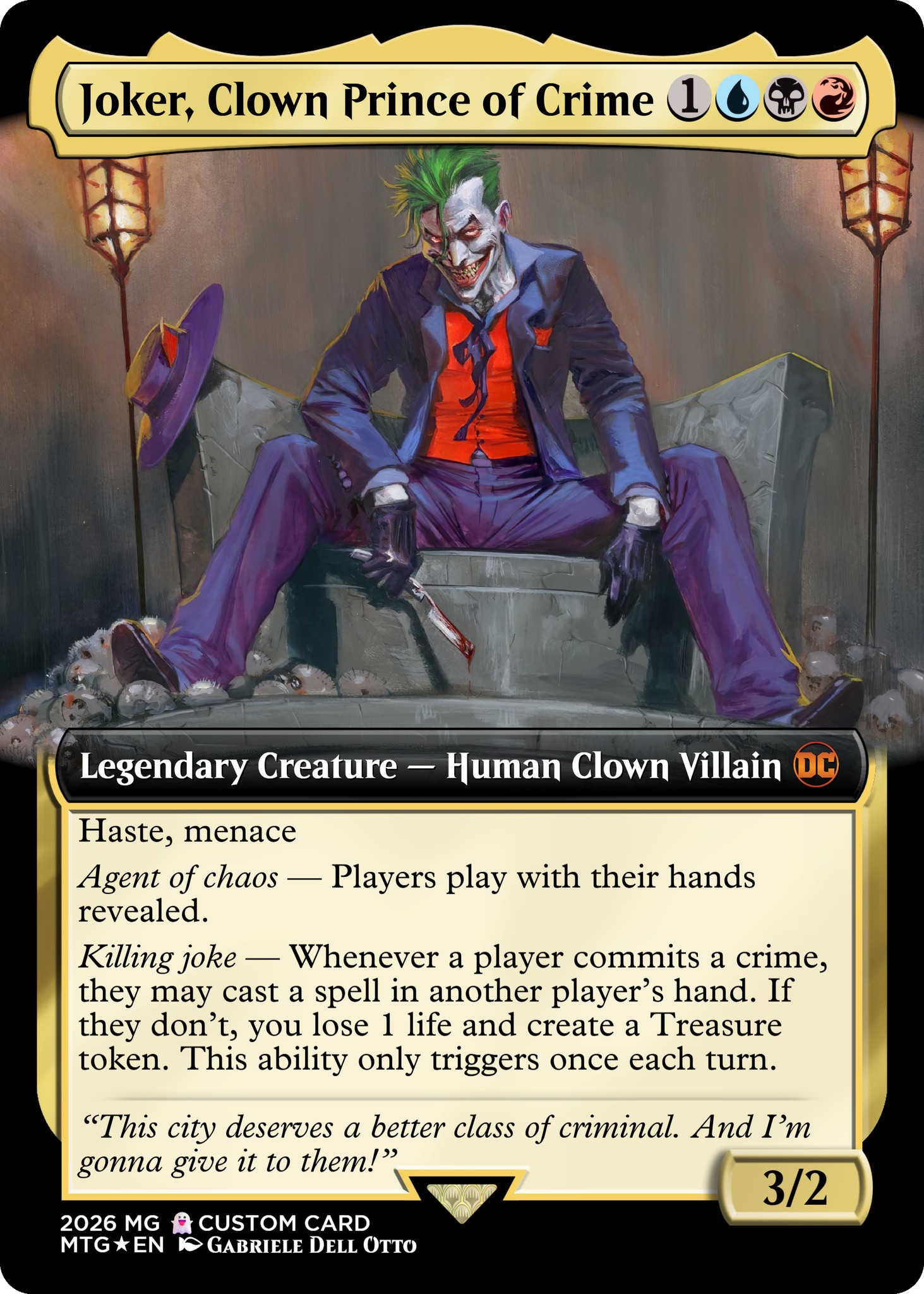 clown mtg cards Magic The Gathering - Unfinity create a 1/1 white Clown Robot artifact creature token Are there clown themed Magic: