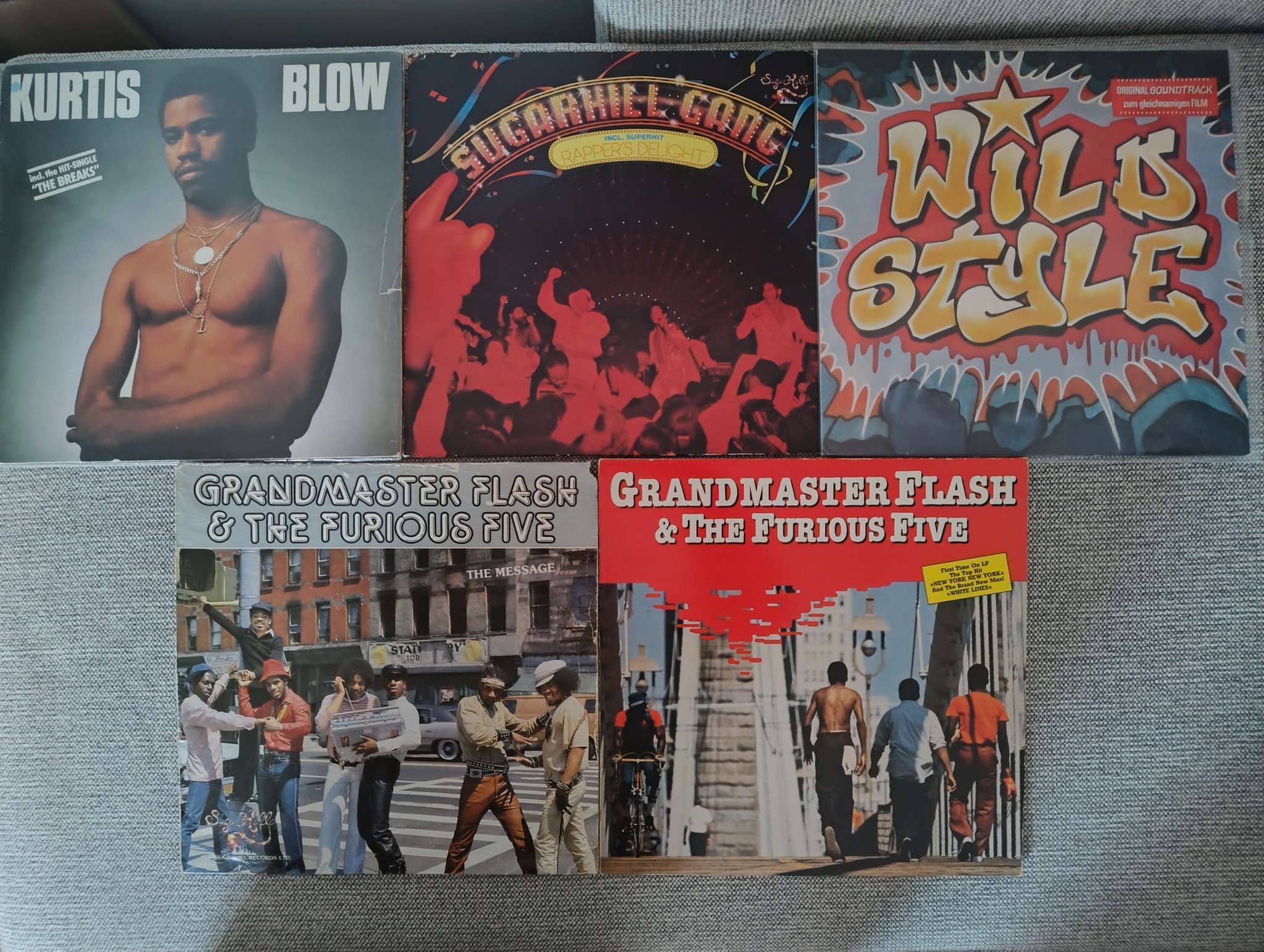 Classic hip hop vinyl collection