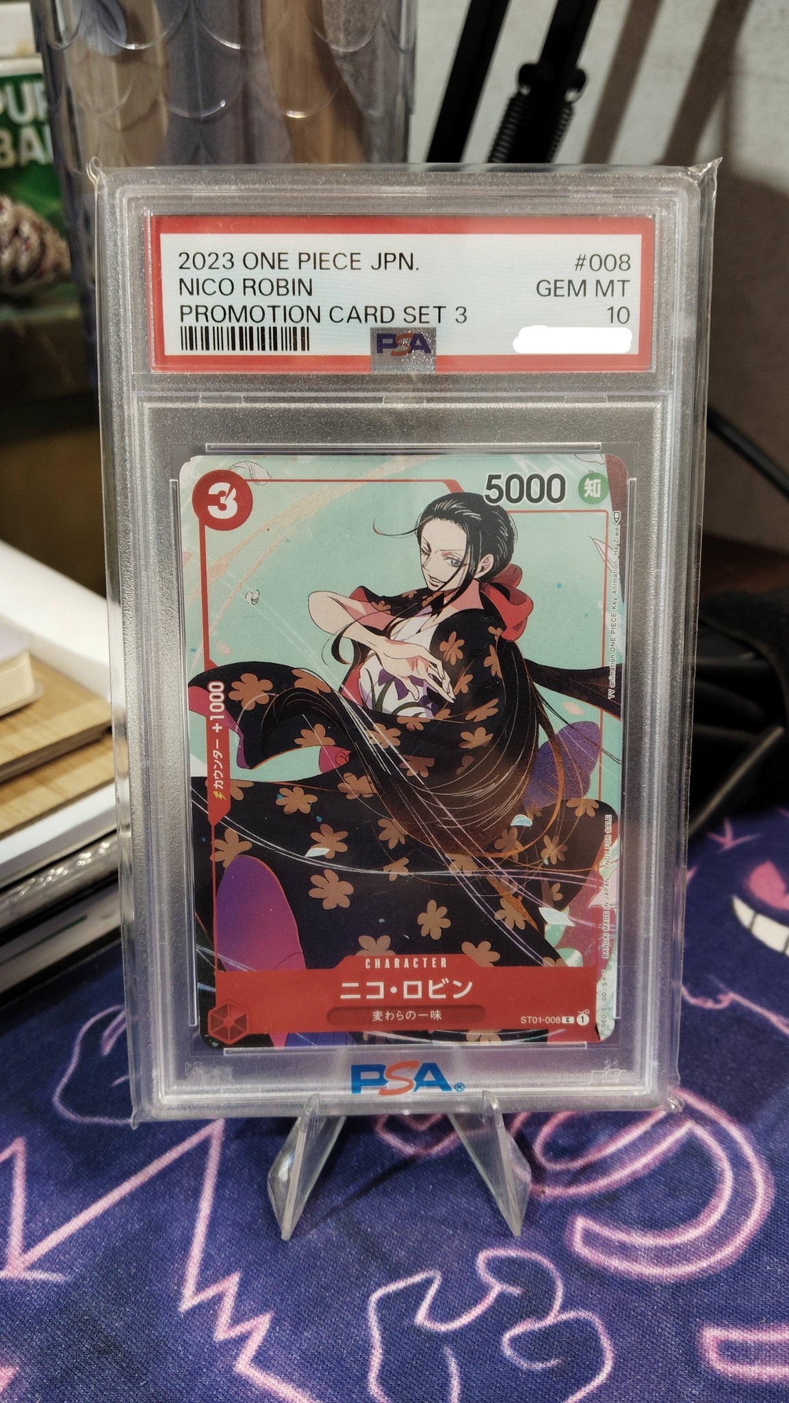 PSA10 Nico Robin 2023 One Piece JPN Promotion Card Set 3 for sale