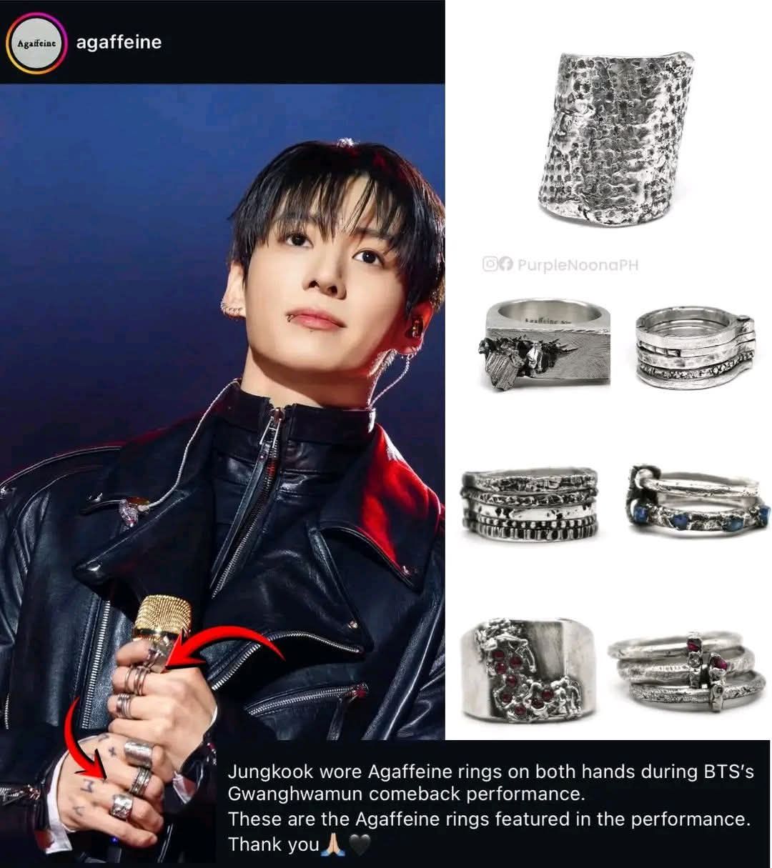 BTS V's Panache jewelry sparks couple ring fantasy