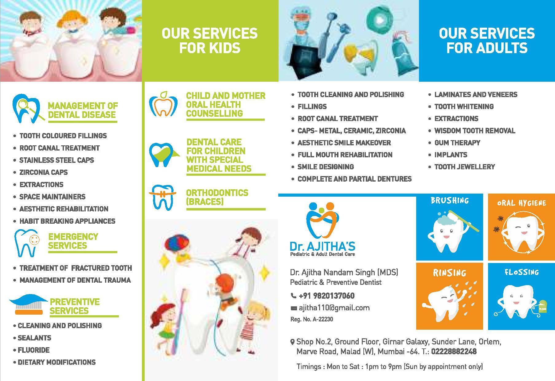 The list of... - Tooth World- Pediatric and Adult Dental Care | Facebook