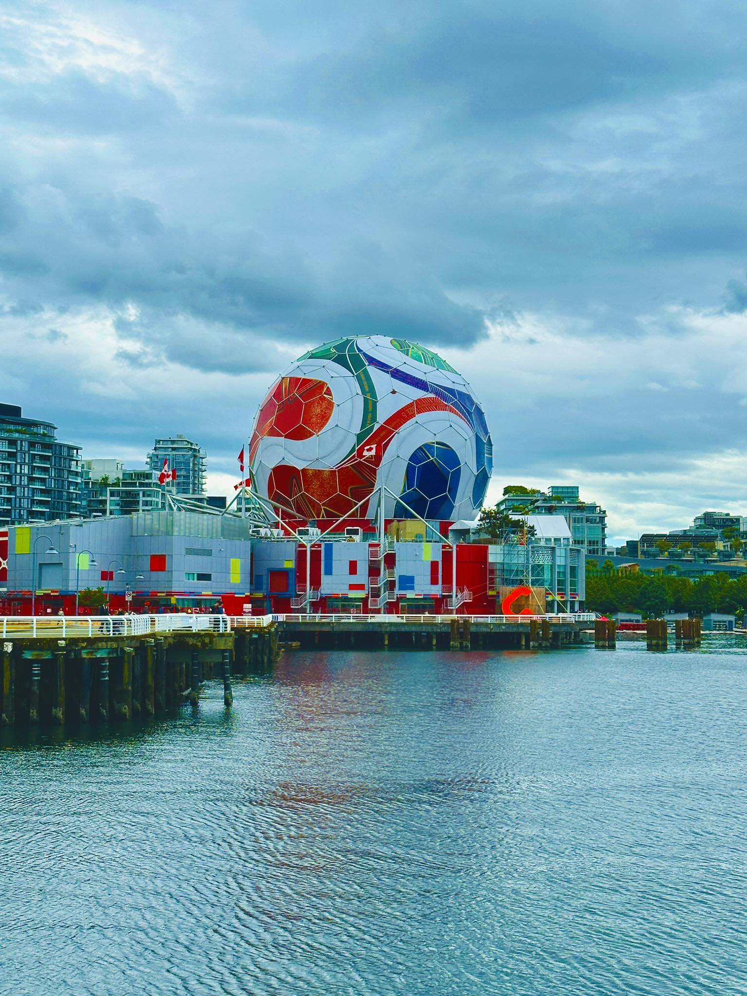 Science World is glowing in full FIFA World Cup 2026™ energy