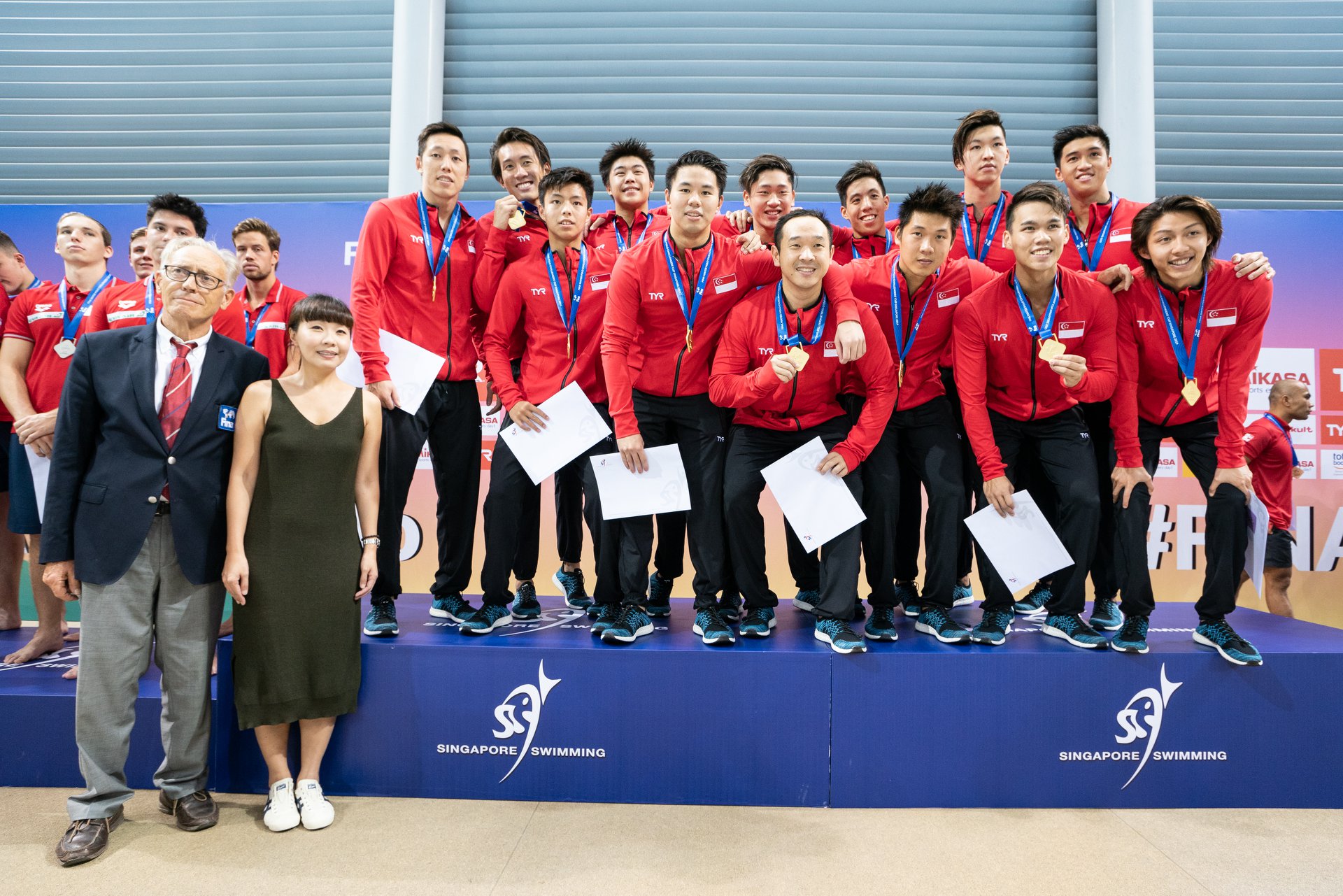 Team Singapore - Congratulations and three loud cheers for...