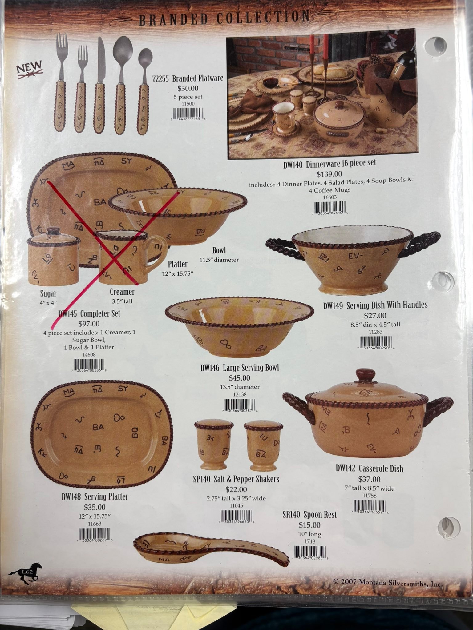 2003 Montana Silversmiths collection items