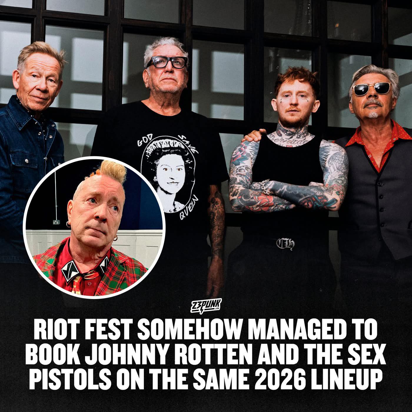 Will Johnny Lydon front PIL and Sex Pistols at Riot Fest?