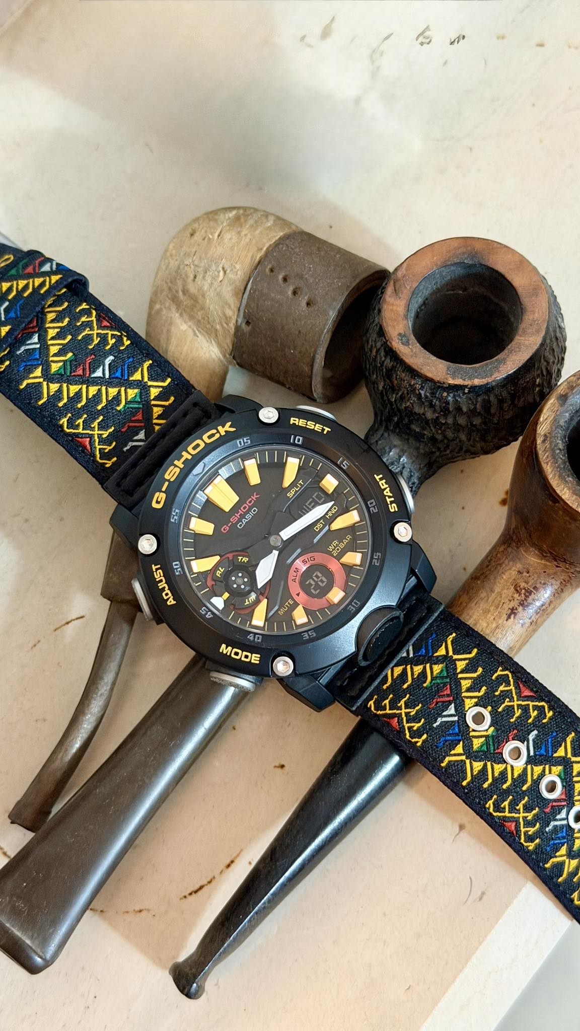 G-SHOCK Traditional Pattern Series Bhutan Textile GA-2000BT-1AJR 