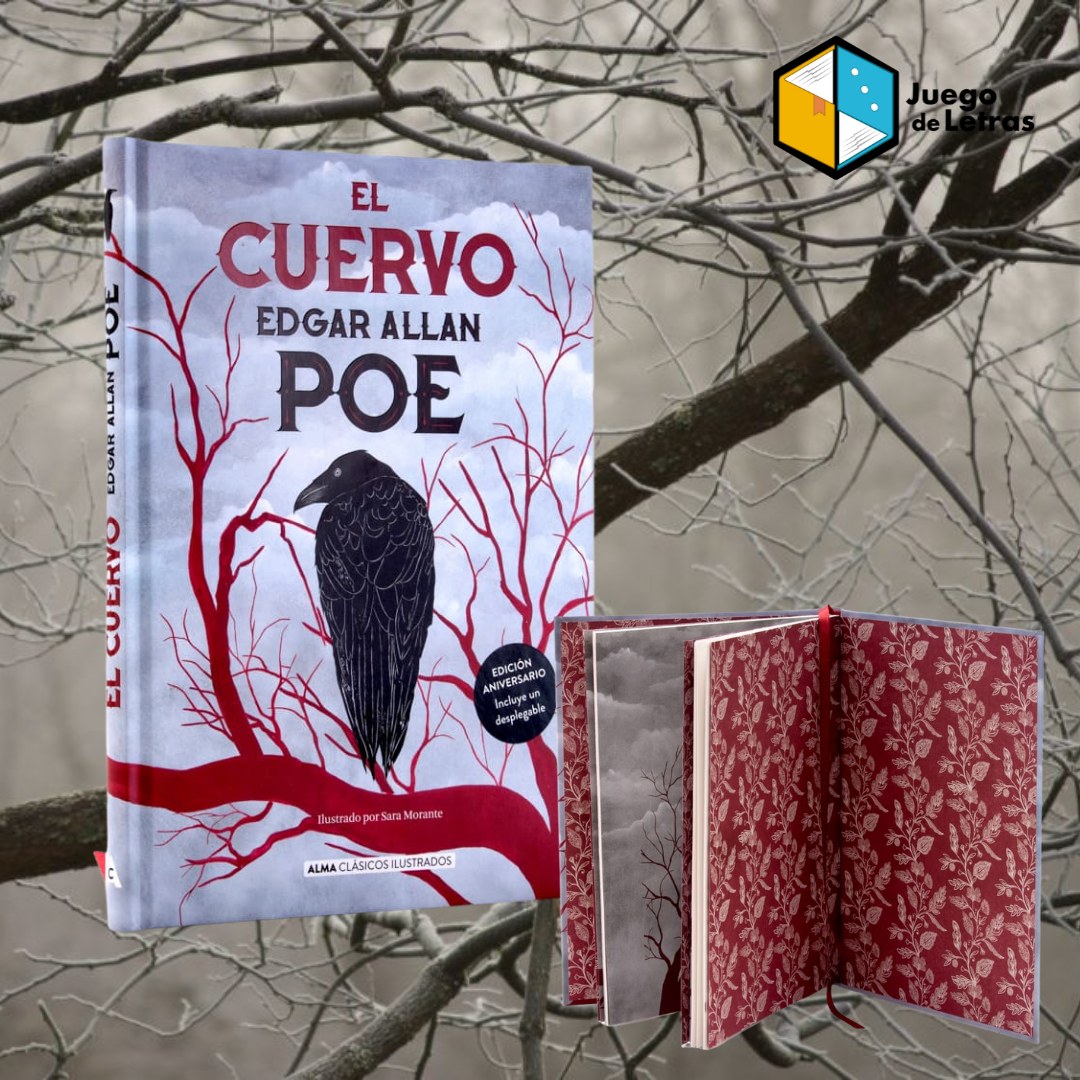 Juego de Letras - El Cuervo Edgar Allan Poe Alma Clásicos...