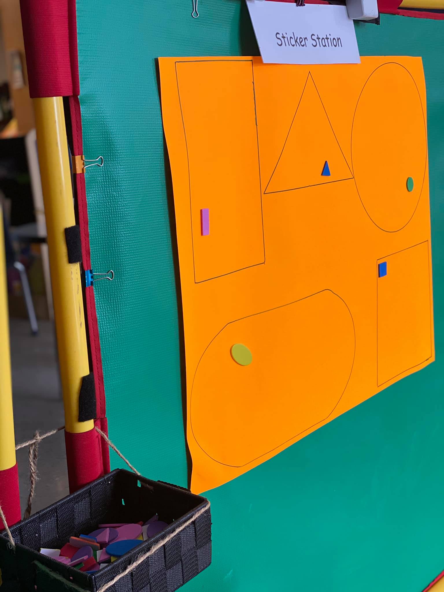 Sticker Station: Shapes •Fine... - The Sensory Nook Academy