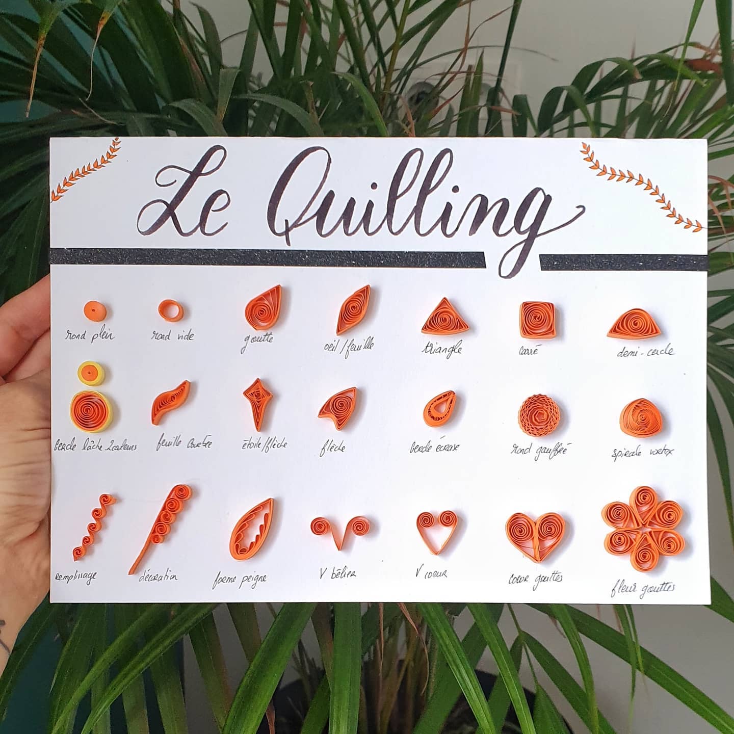 🌸 Le quilling, aussi appelé 