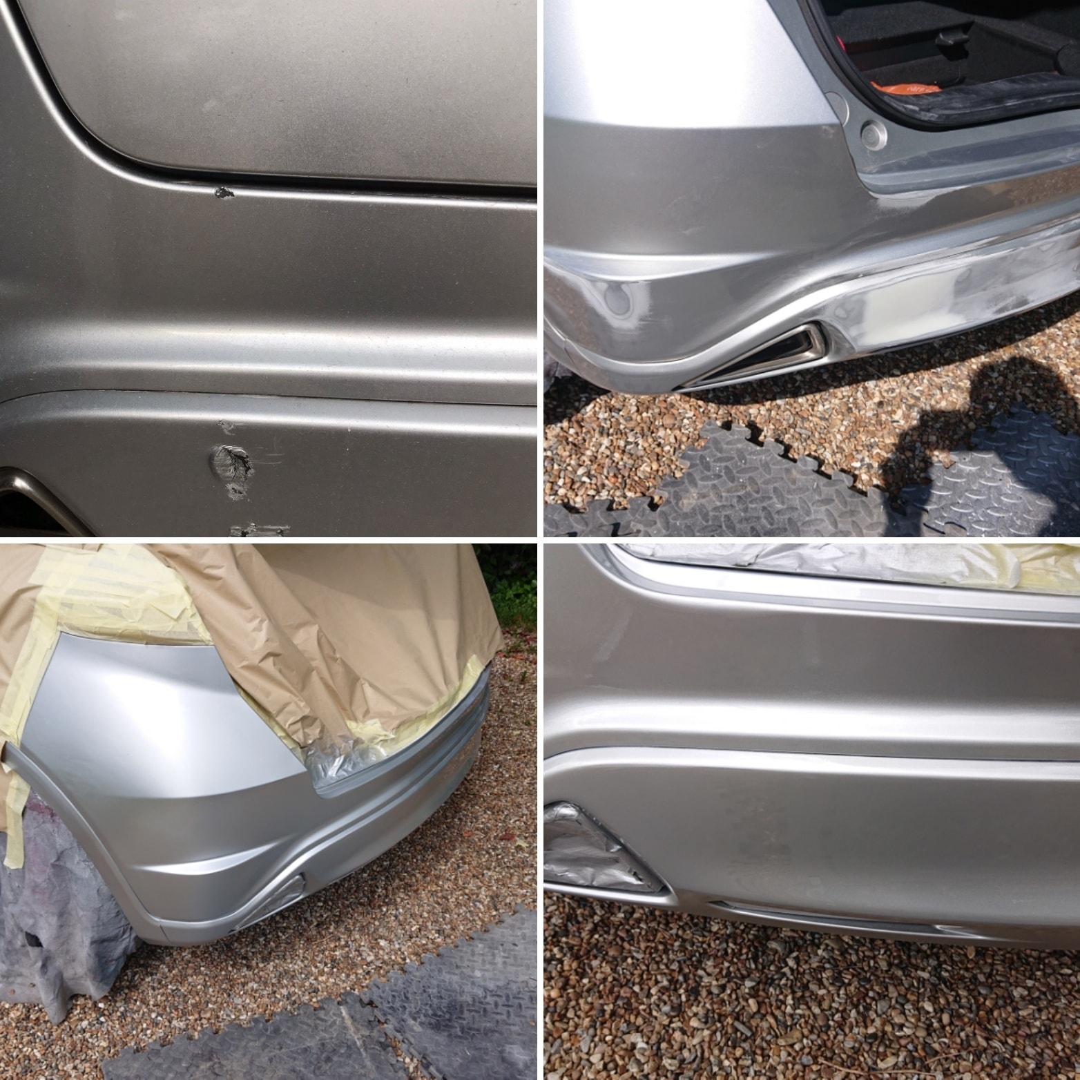 Auto Refine - Honda Civic rear bumper repair before and... | Facebook